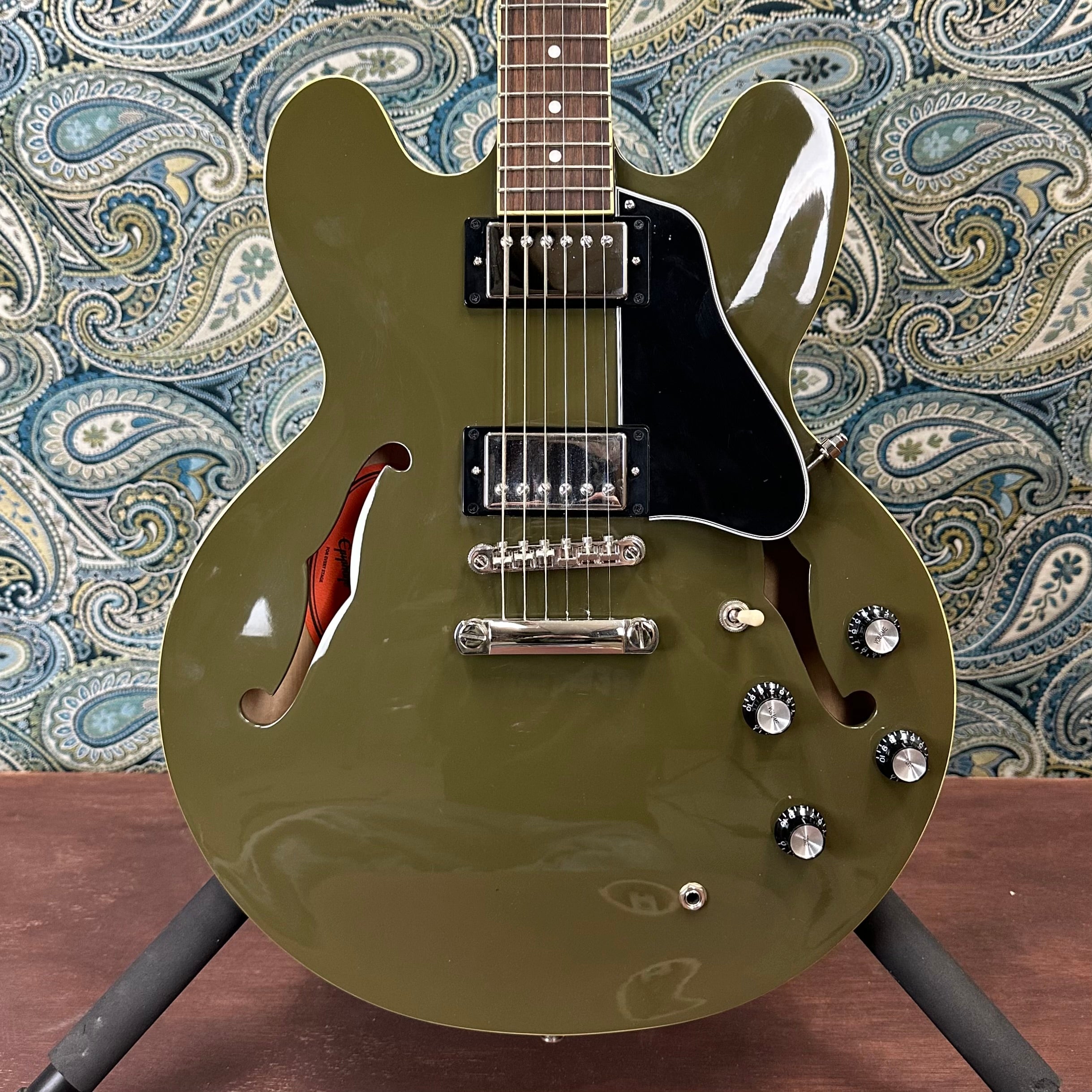 Used Epiphone Inspired by Gibson ES-335 Olive Drab