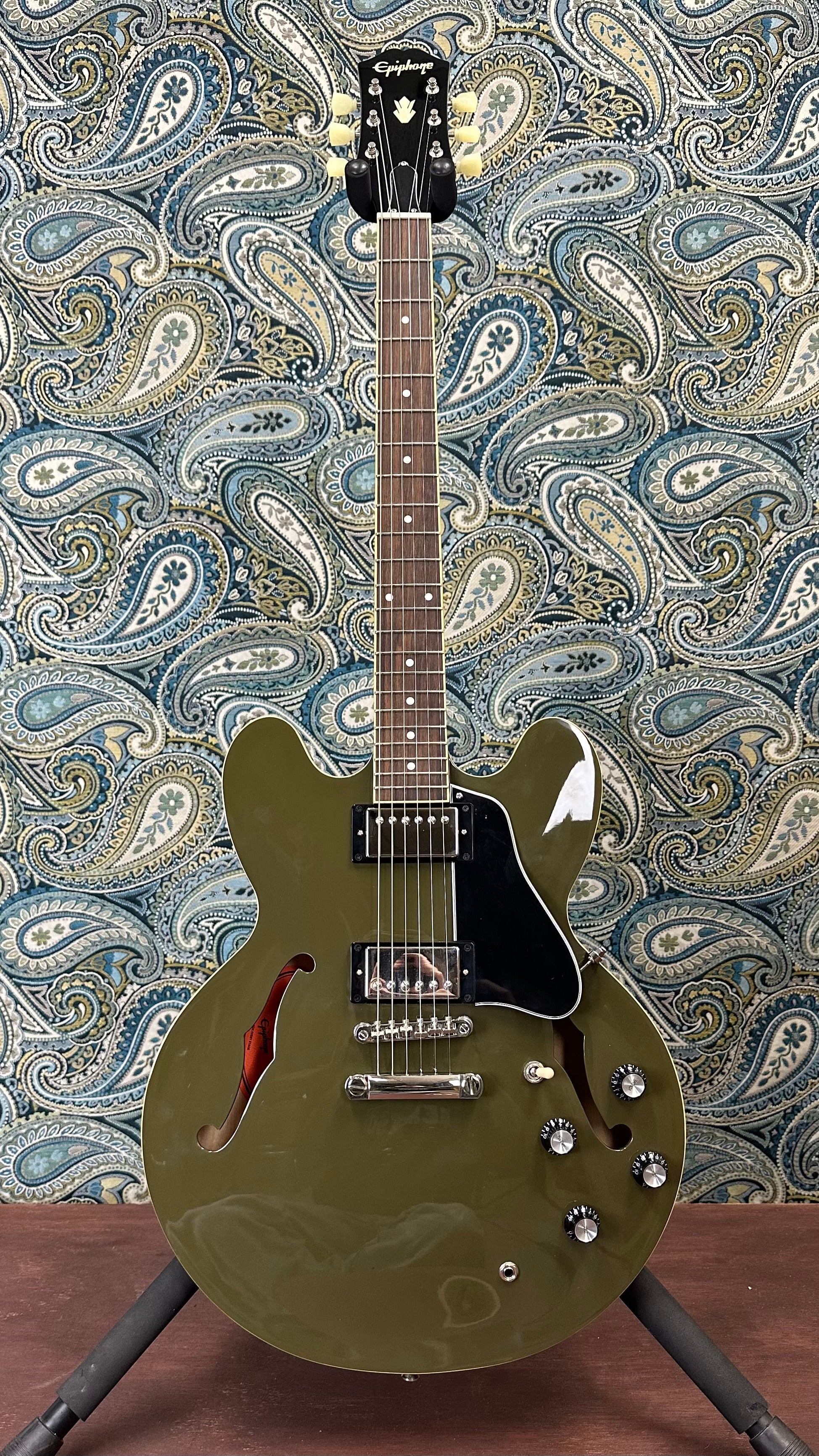 Used Epiphone Inspired by Gibson ES-335 Olive Drab