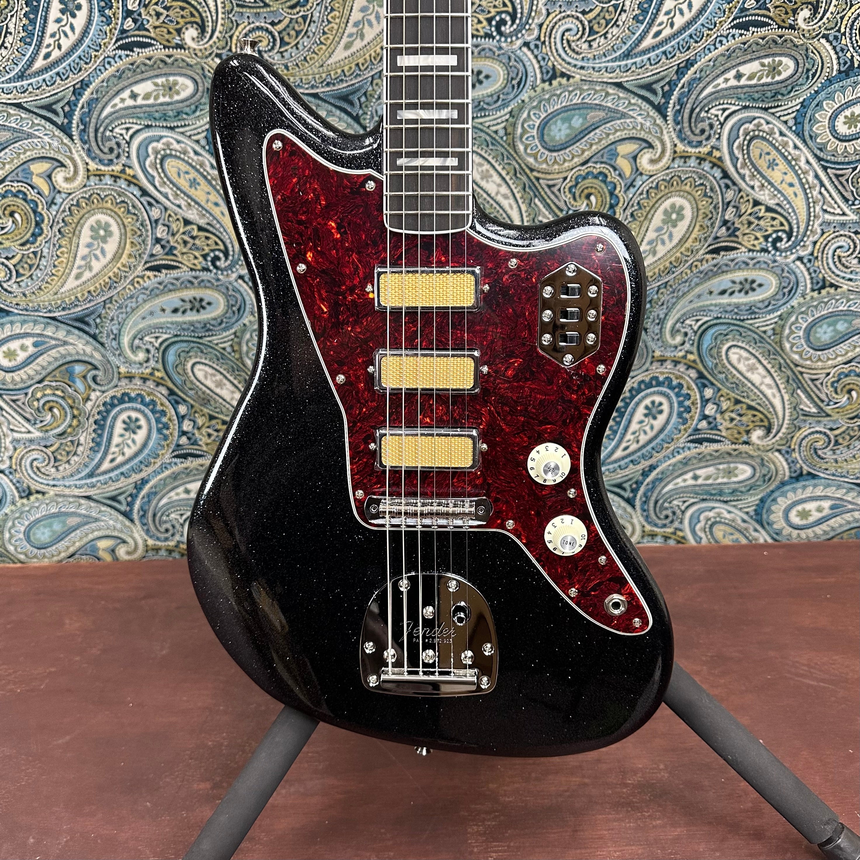 Fender Limited Edition Gold Foil Jazzmaster Black Sparkle
