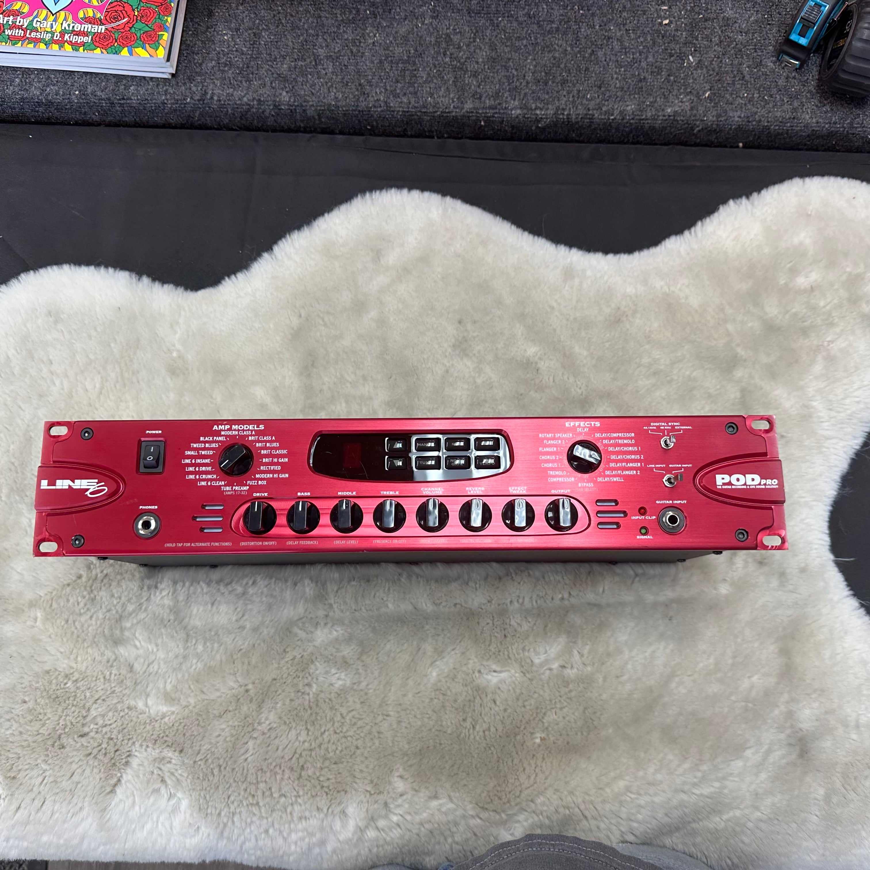 Used Line 6 POD Pro Rackmount Multi-Effect and Amp Modeler