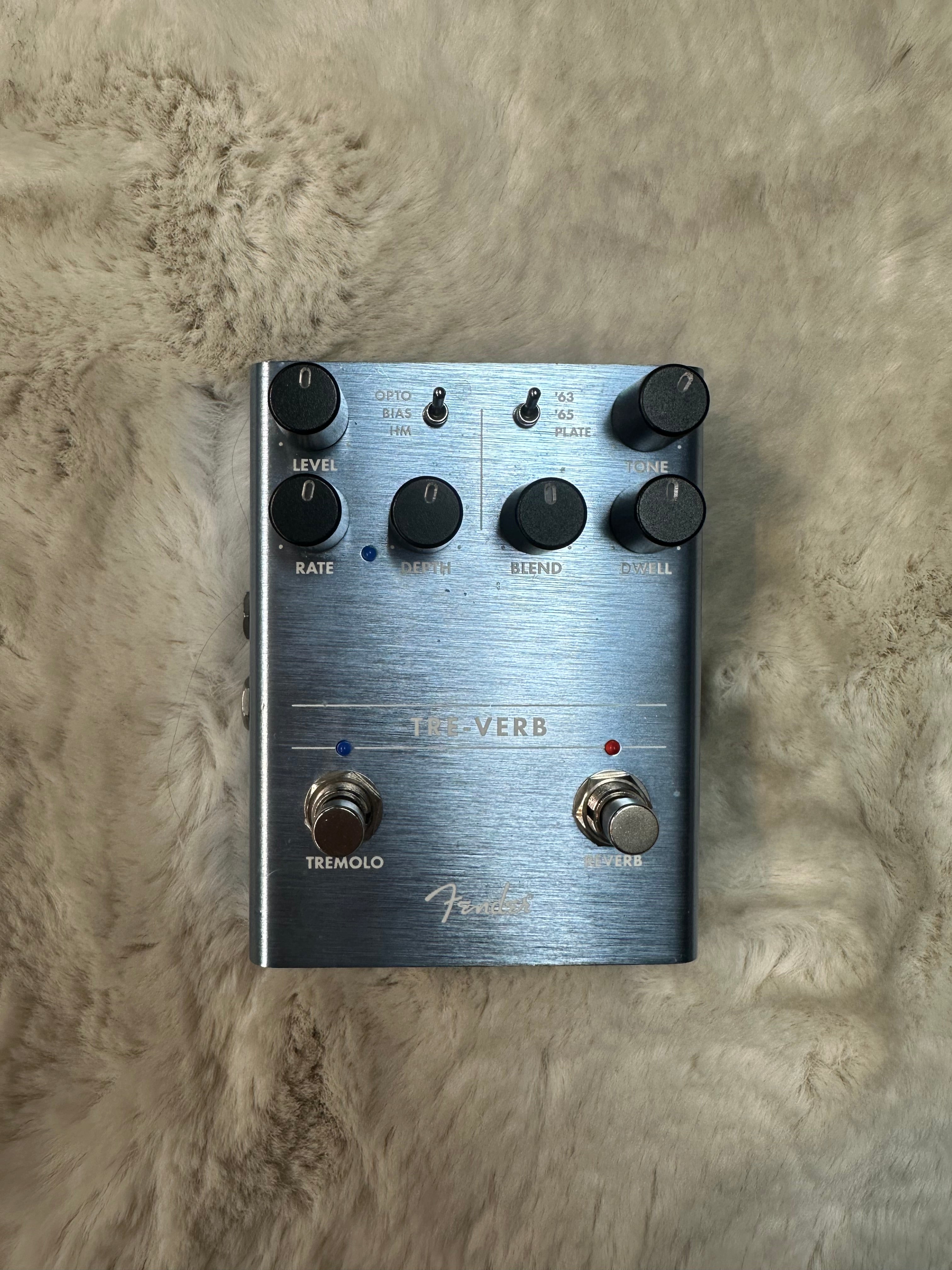 Used Fender Tre-Verb Digital Reverb/Tremolo Pedal