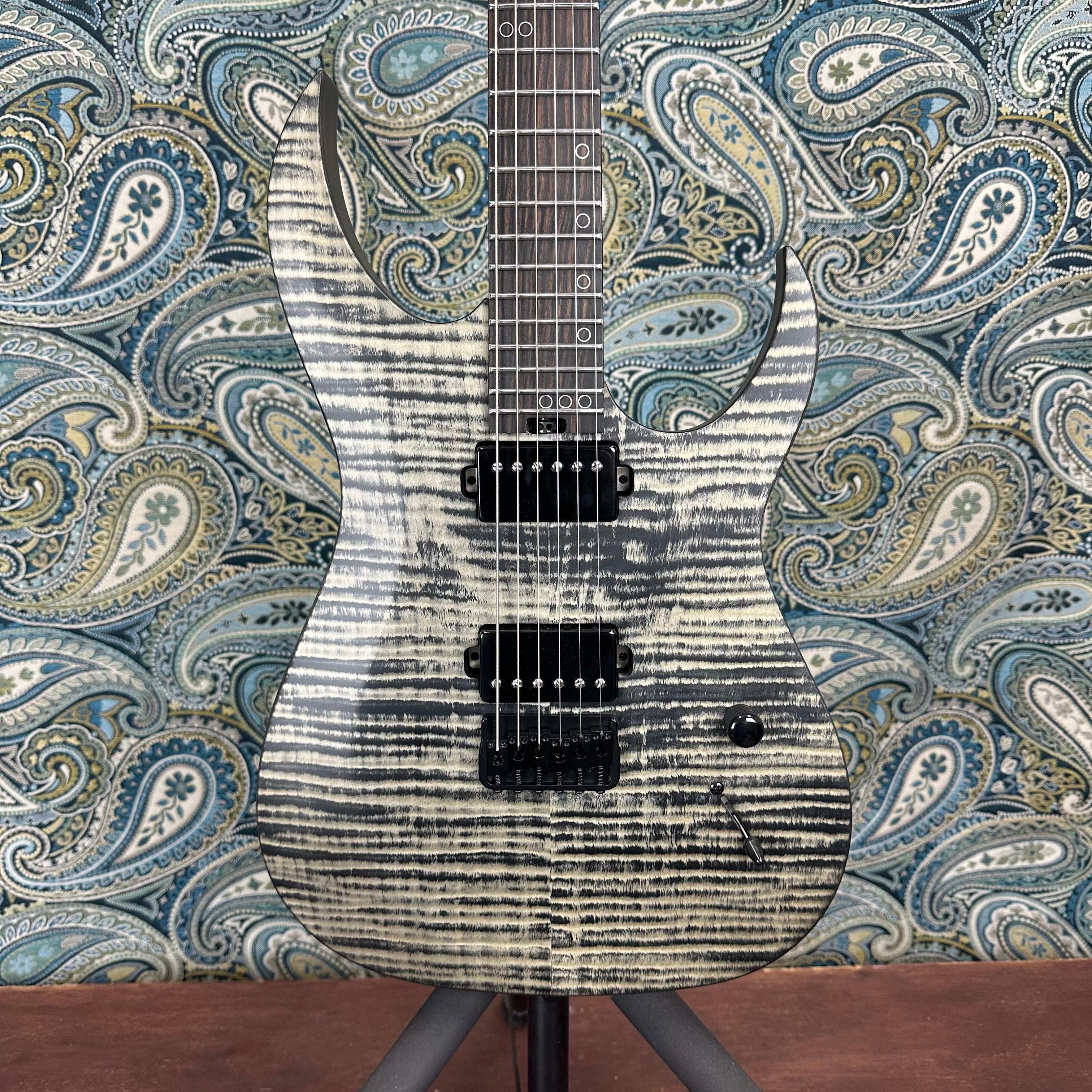 Used Schecter Sunset-6 Extreme Electric Guitar Grey Ghost w/Gig Bag