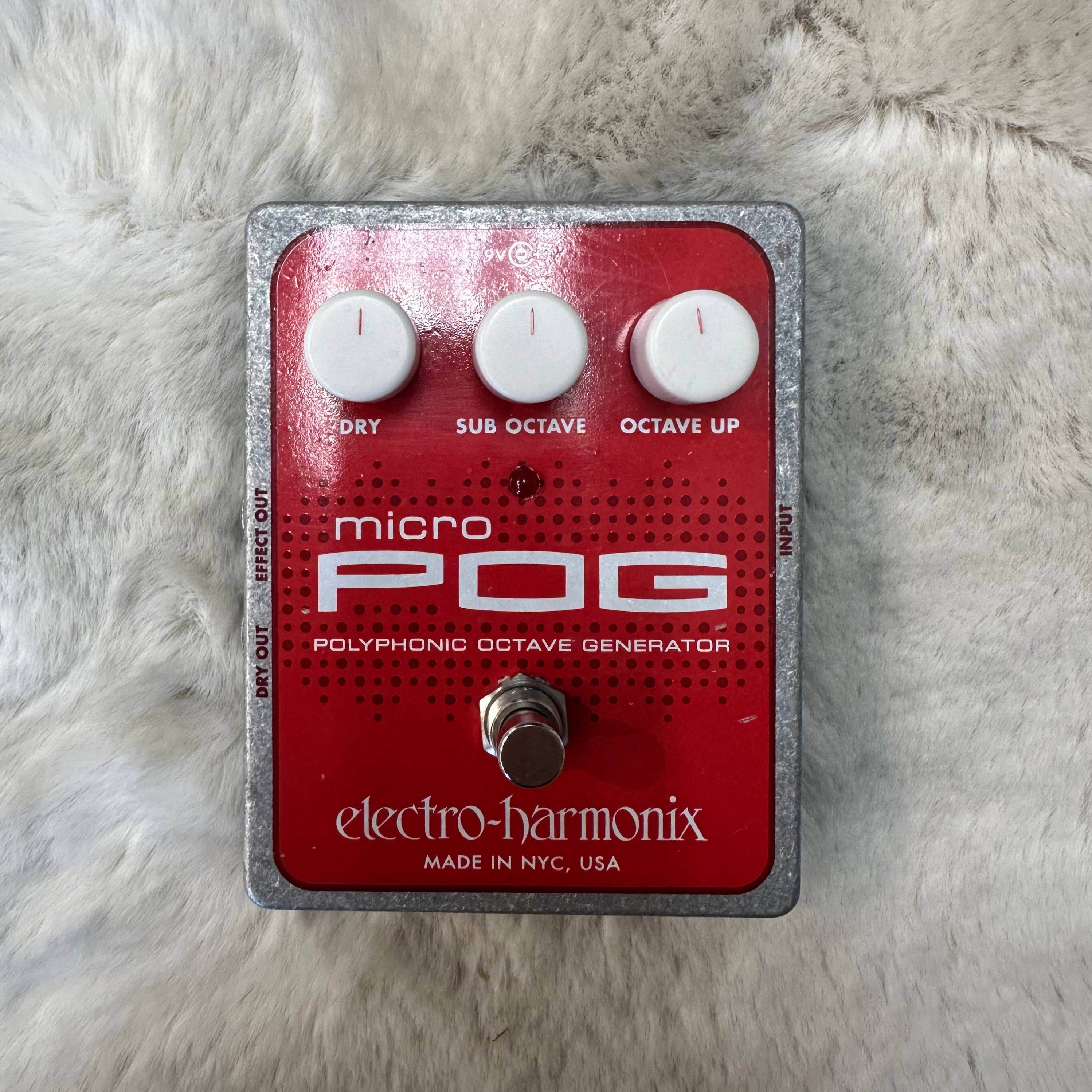 Used Electro Harmonix Micro POG Polyphonic Octave Generator Pedal