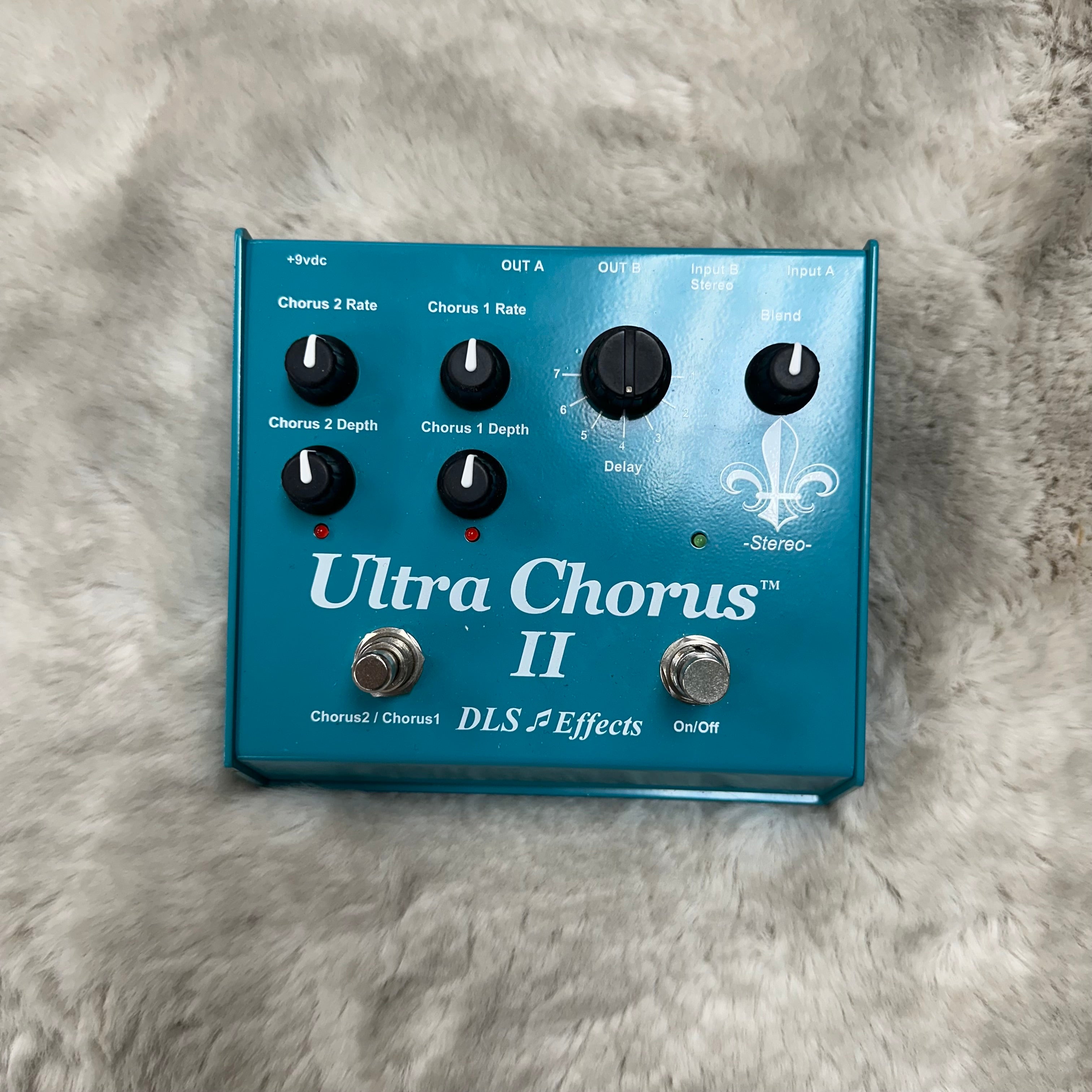 Used DLS Effects Ultra Chorus II Chorus Pedal w/Box