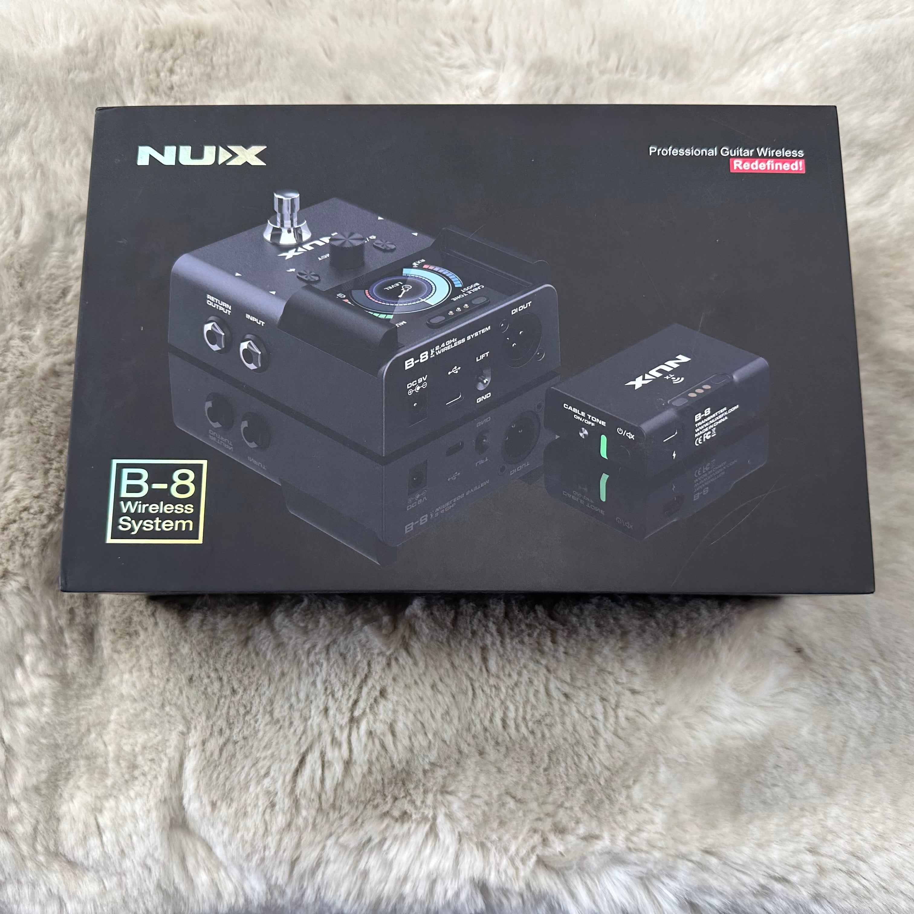 Used NUX B-8 2.4GHz Wireless System For Guitar/Bass