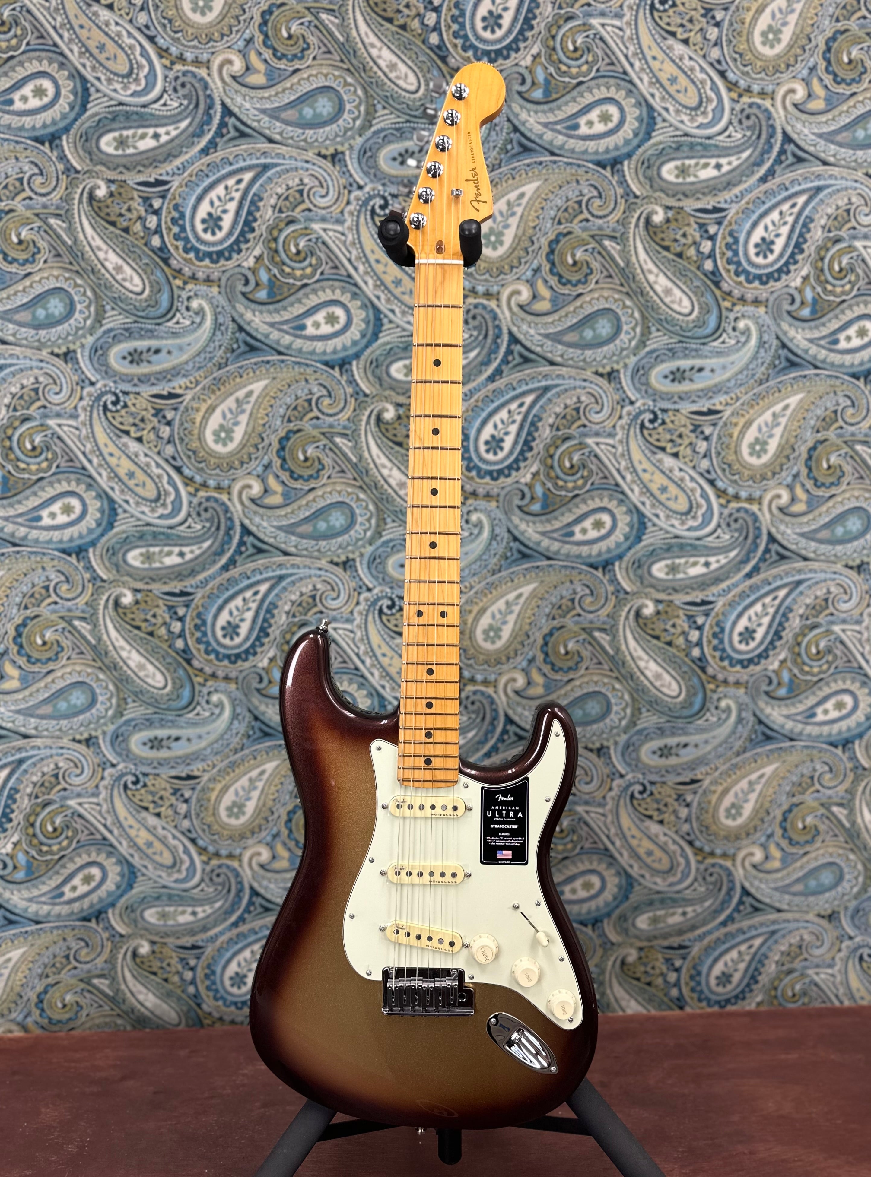 Fender American Ultra Stratocaster Maple Neck Mocha Burst