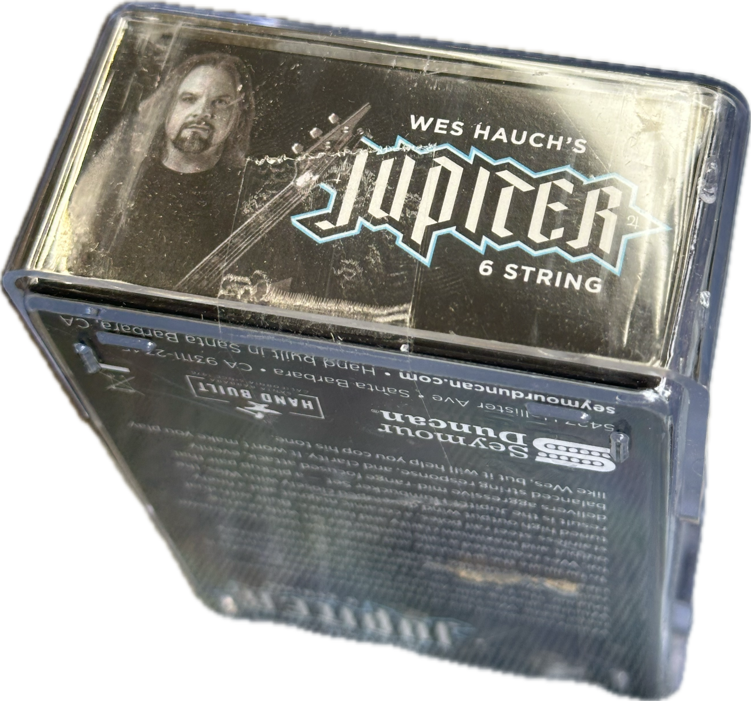 Seymour Duncan Jupiter Black Rails Signature Wes Hauch Rail Pickup Bridge