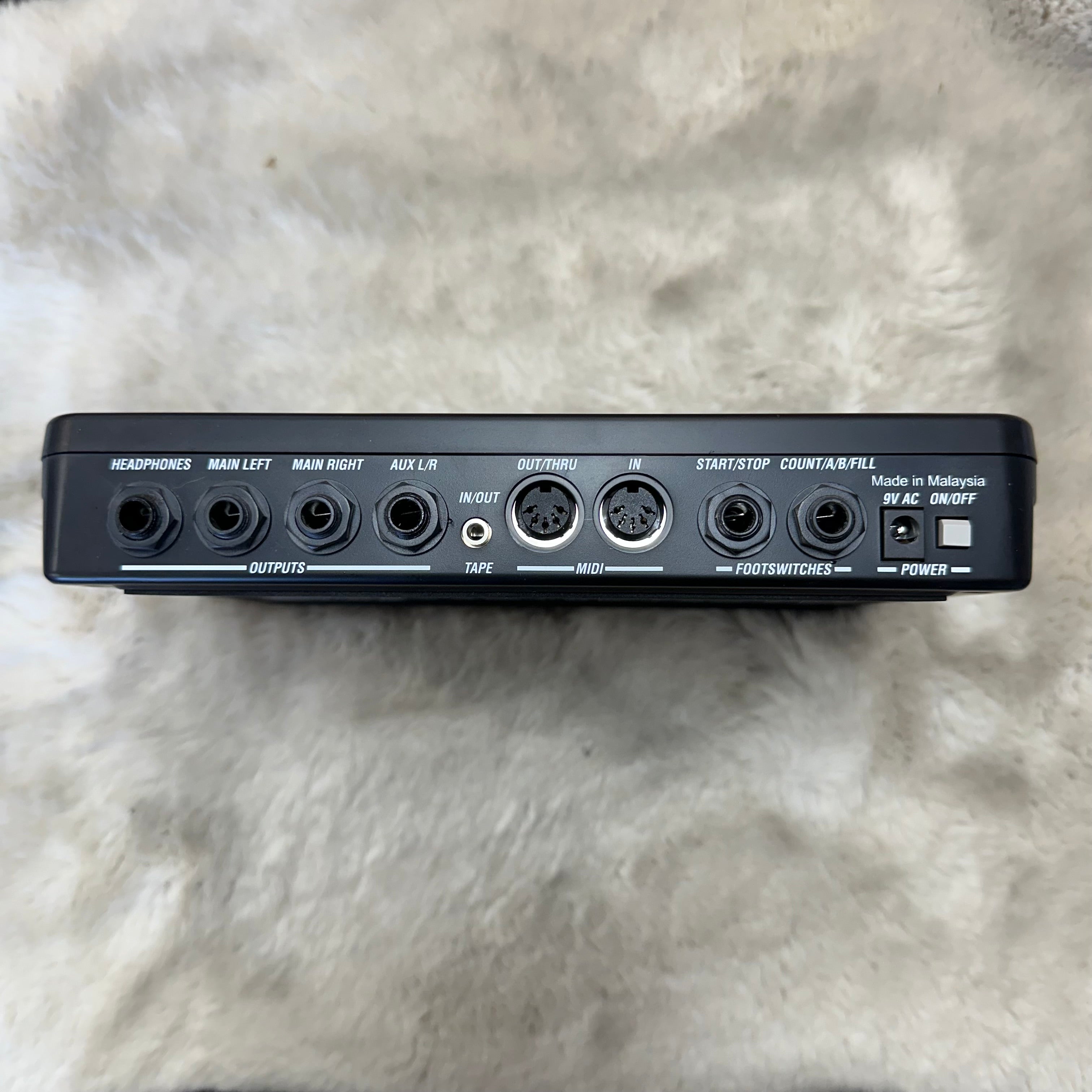 Used Alesis SR-16 Drum Machine w/2x Boss FS-5L Foot Controllers