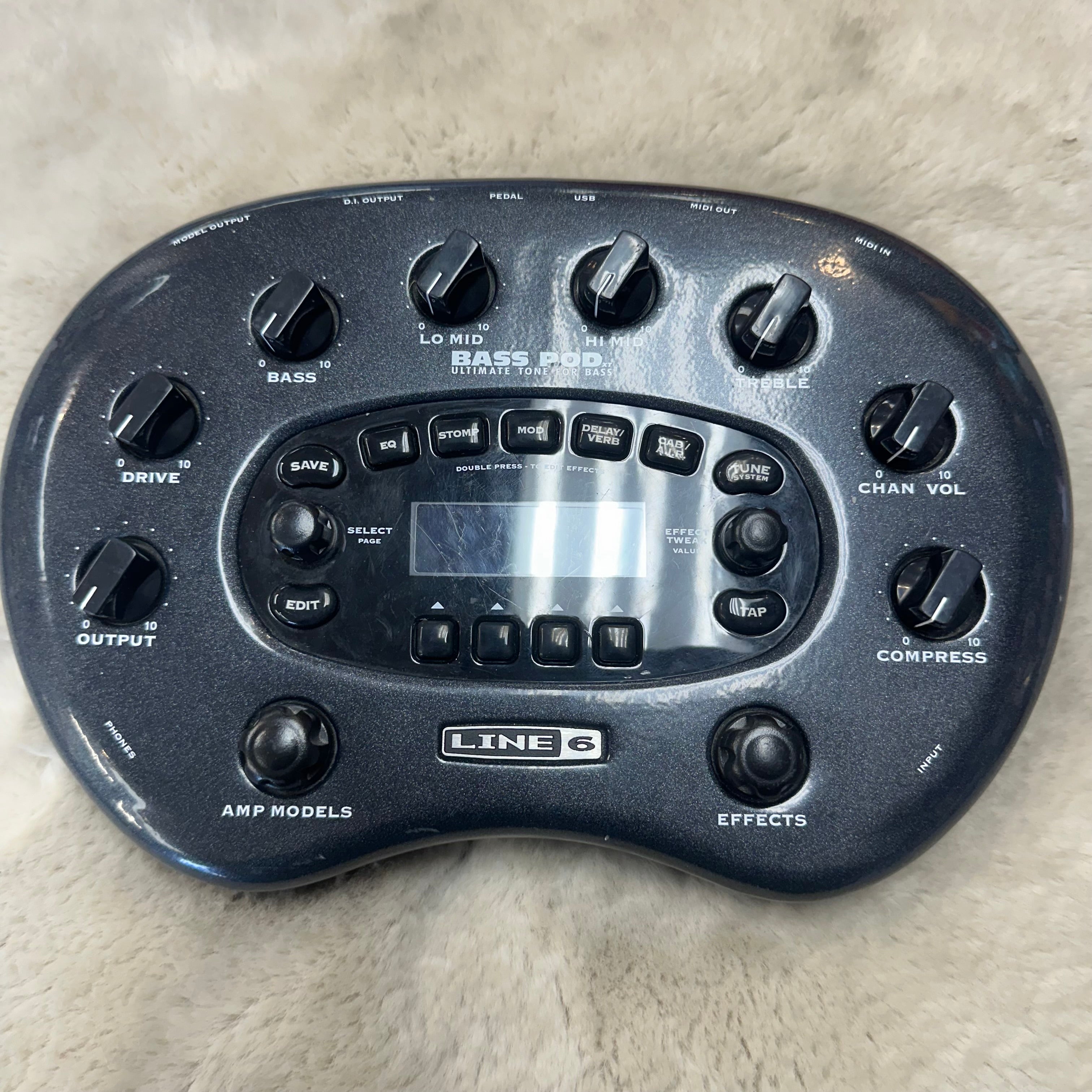Used Line 6 Bass Pod Amp Modeling & Multi-FX w/FBV Footswitch