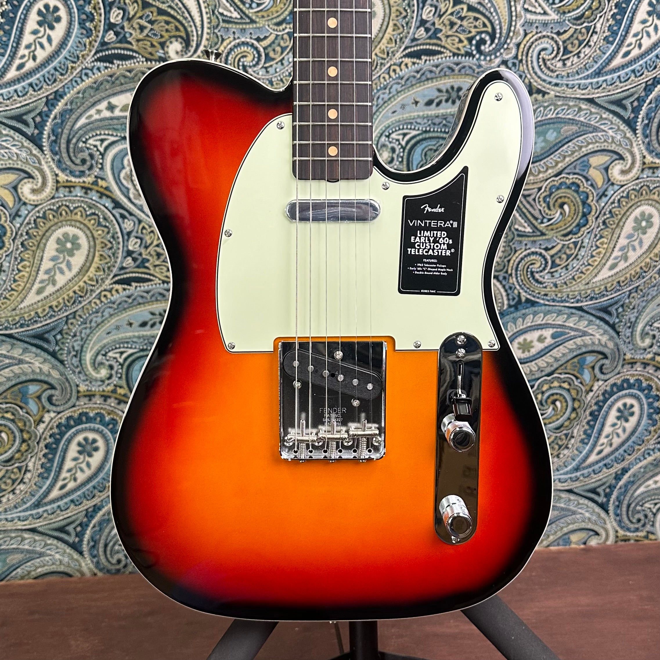 Fender Limited Edition Vintera III Early '60s Custom Telecaster w/Gig Bag