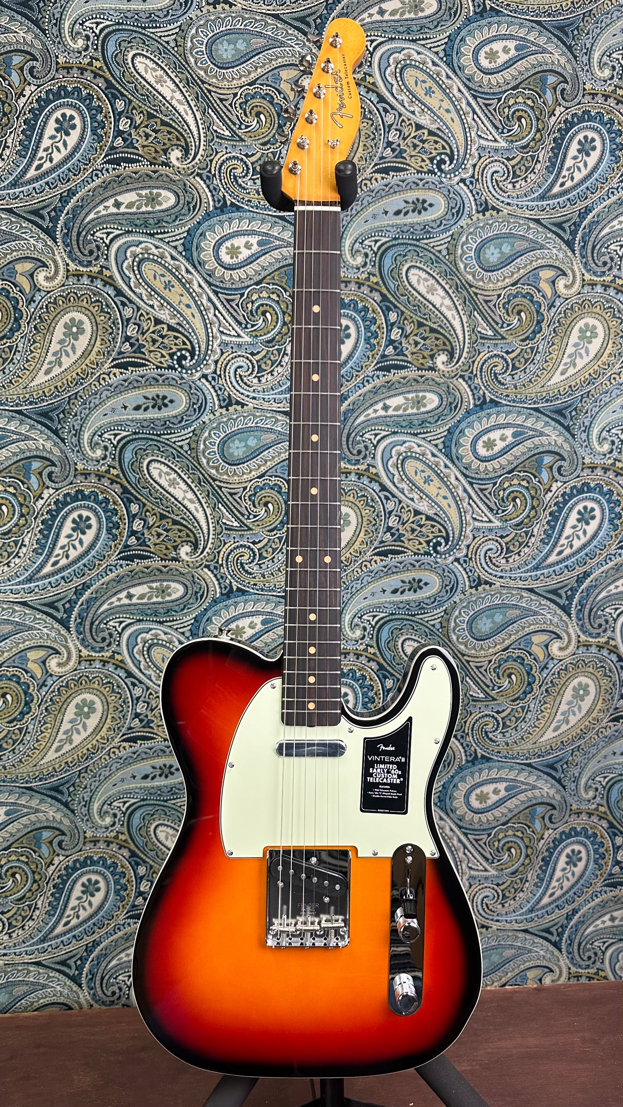 Fender Limited Edition Vintera III Early '60s Custom Telecaster w/Gig Bag