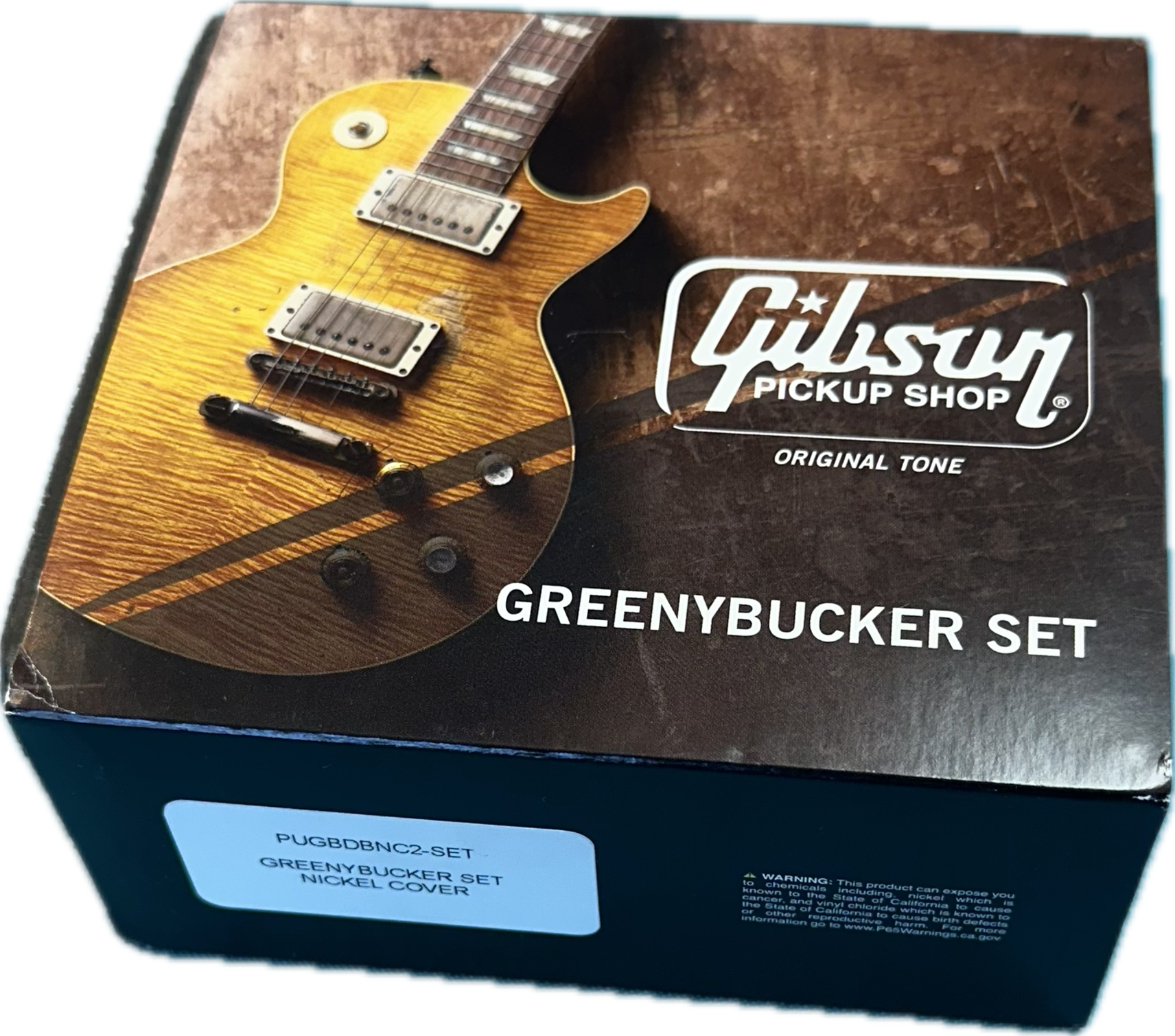 Open Box Gibson Custom Kirk Hammett Greenybucker Humbucker Pickup Set Nickel