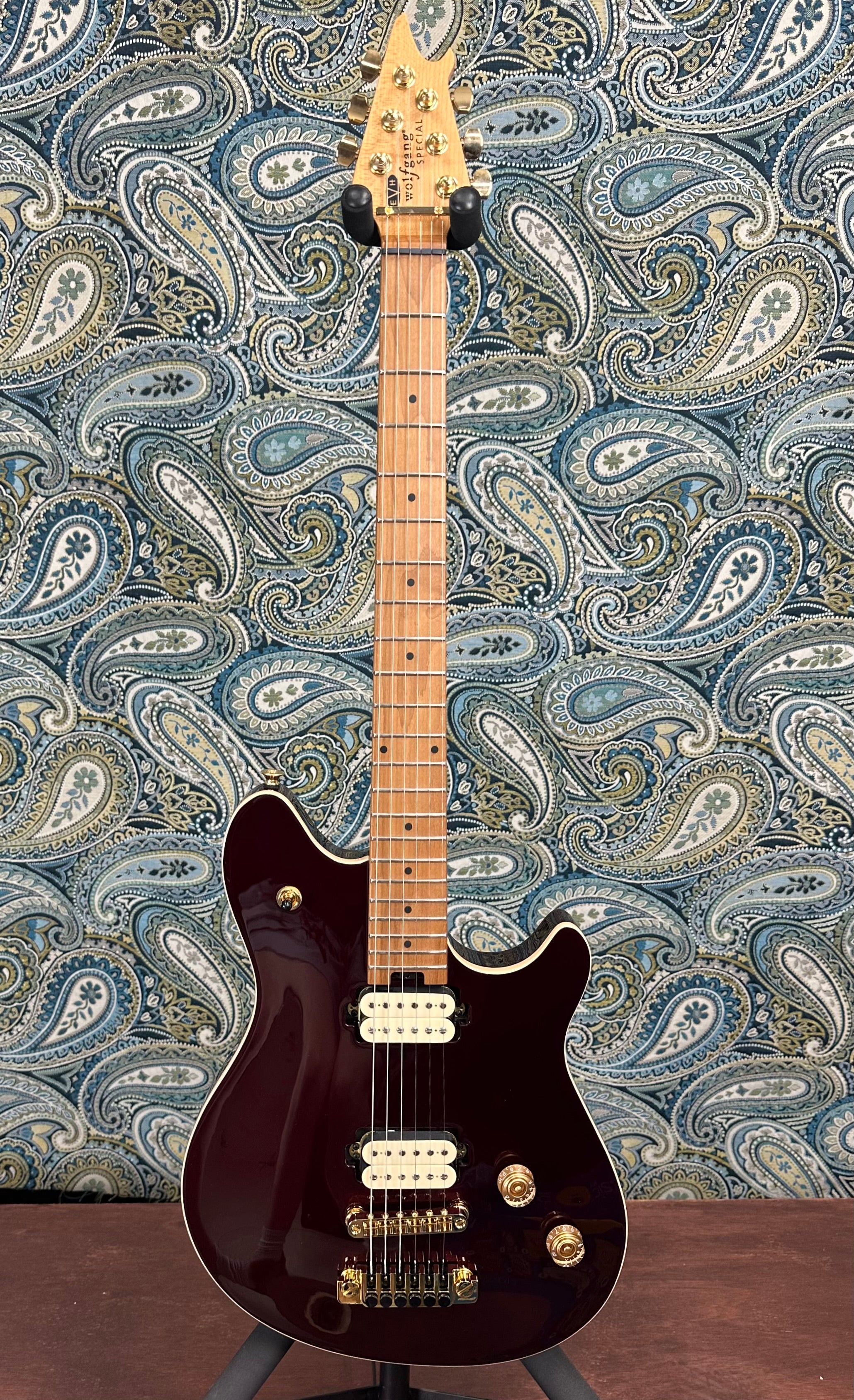 EVH Wolfgang Special Baked Maple TOM Oxblood Electric Guitar