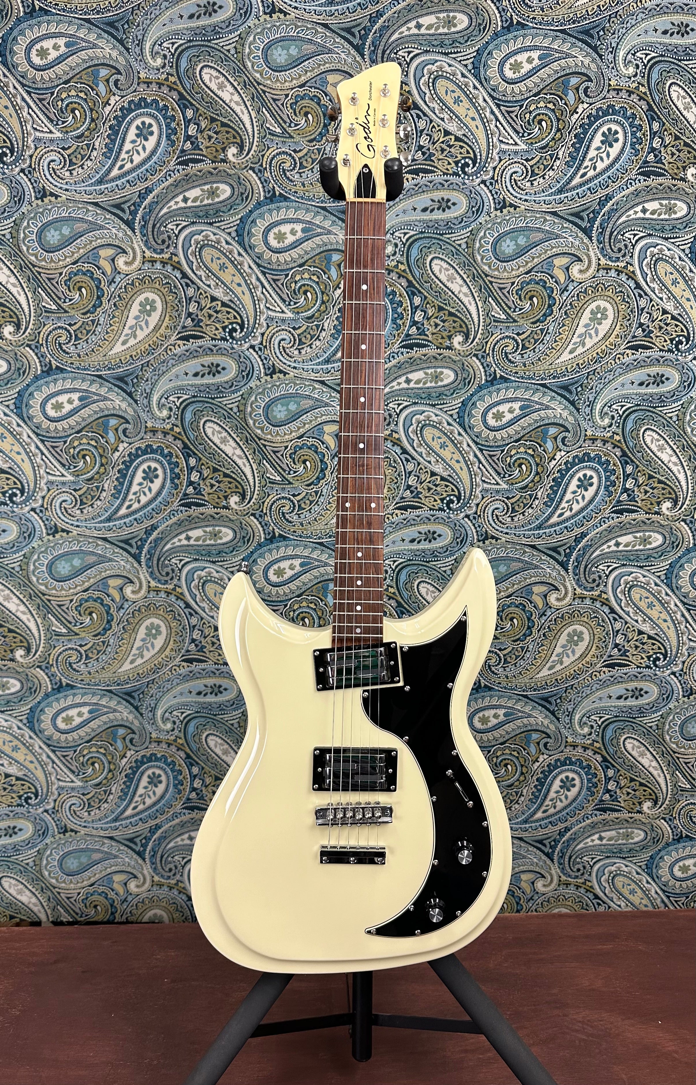 Used Godin Dorchester Guitar 2013 White