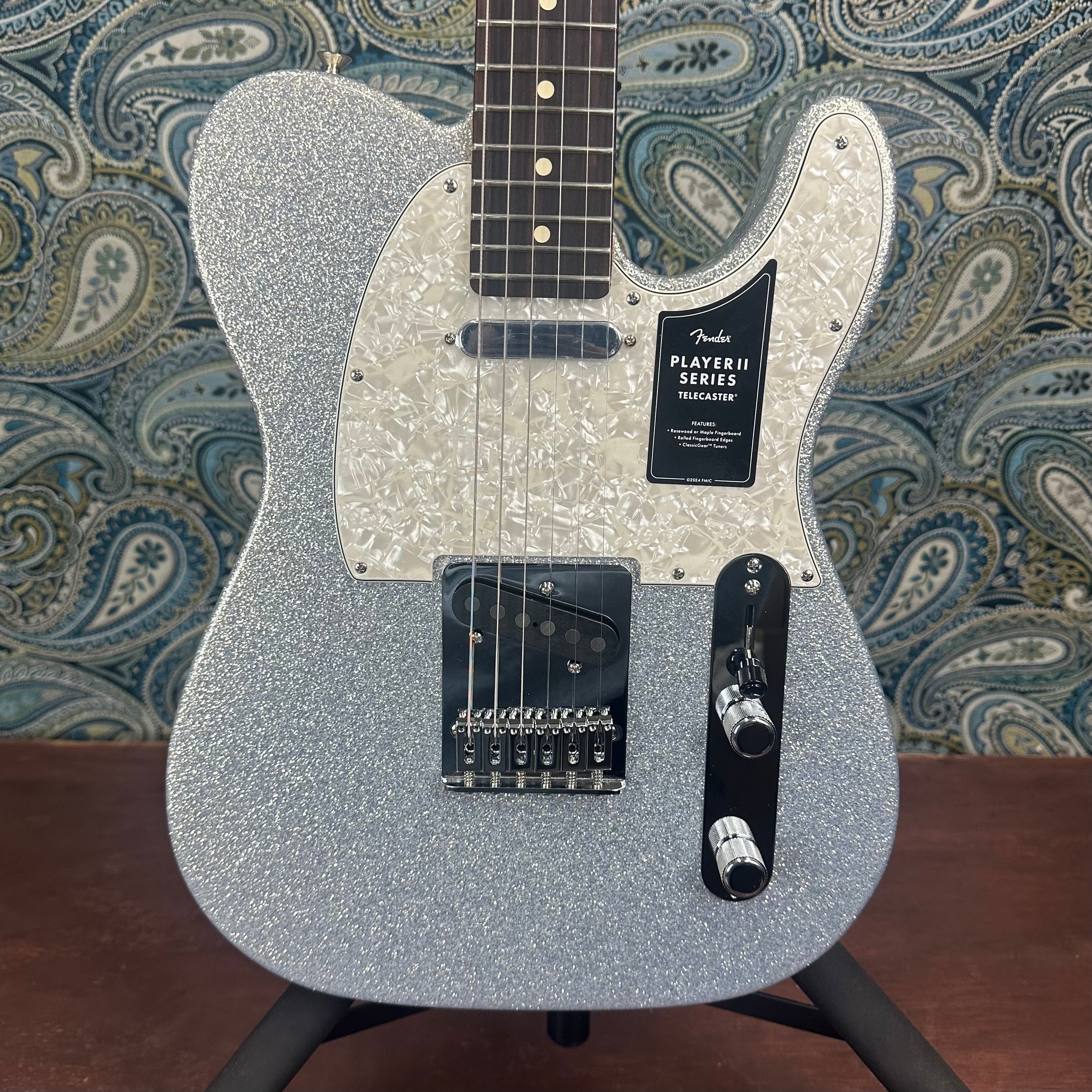 Fender 75th Anniversary Player Series II Telecaster Diamond Dust Sparkle w/ Gig Bag