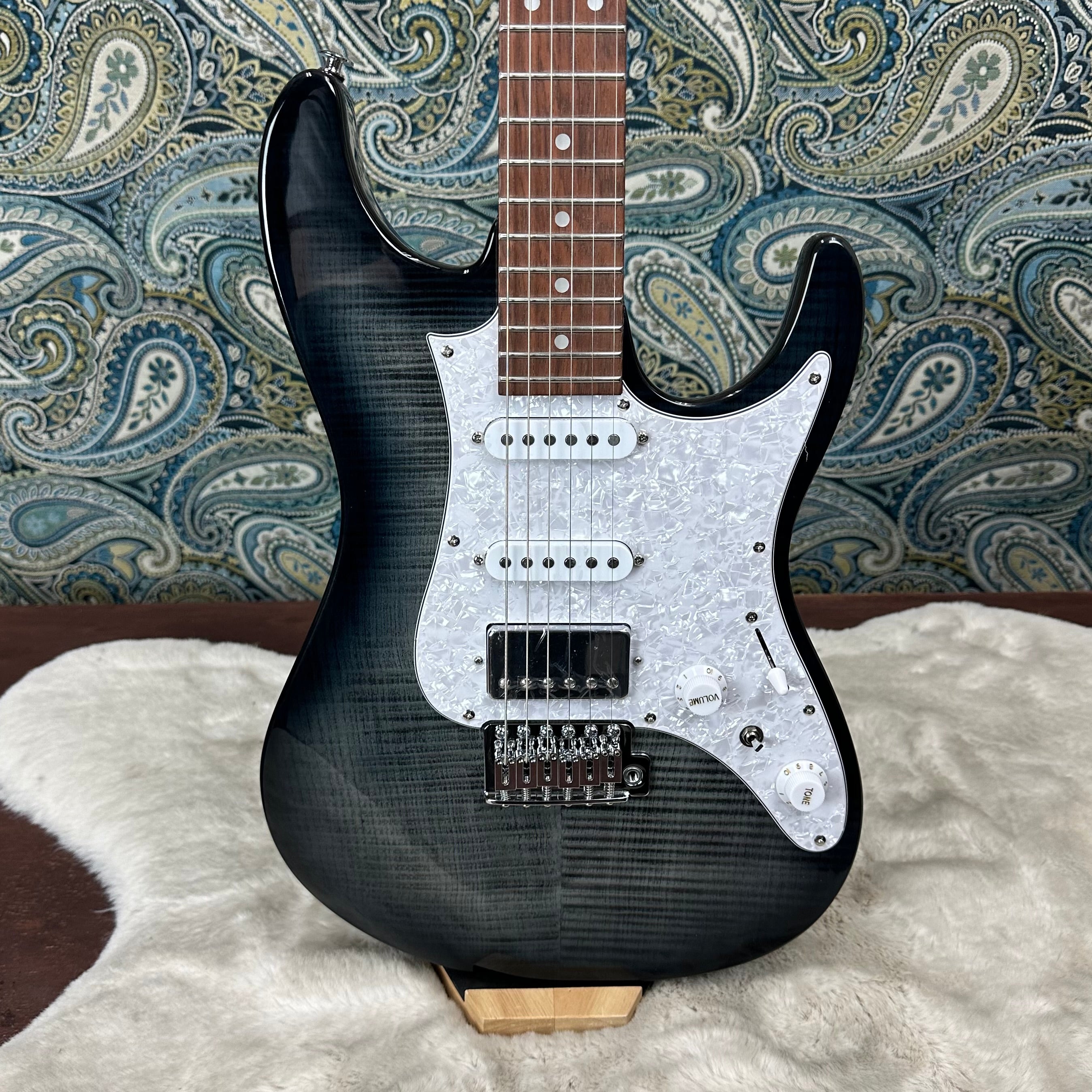 Ibanez Standard AZ22S1F Electric Guitar Transparent Black Sunburst