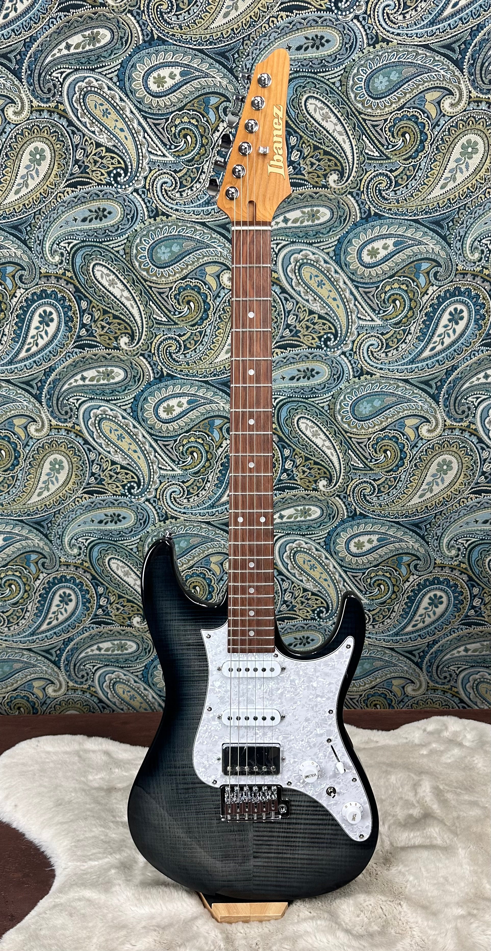 Ibanez Standard AZ22S1F Electric Guitar Transparent Black Sunburst