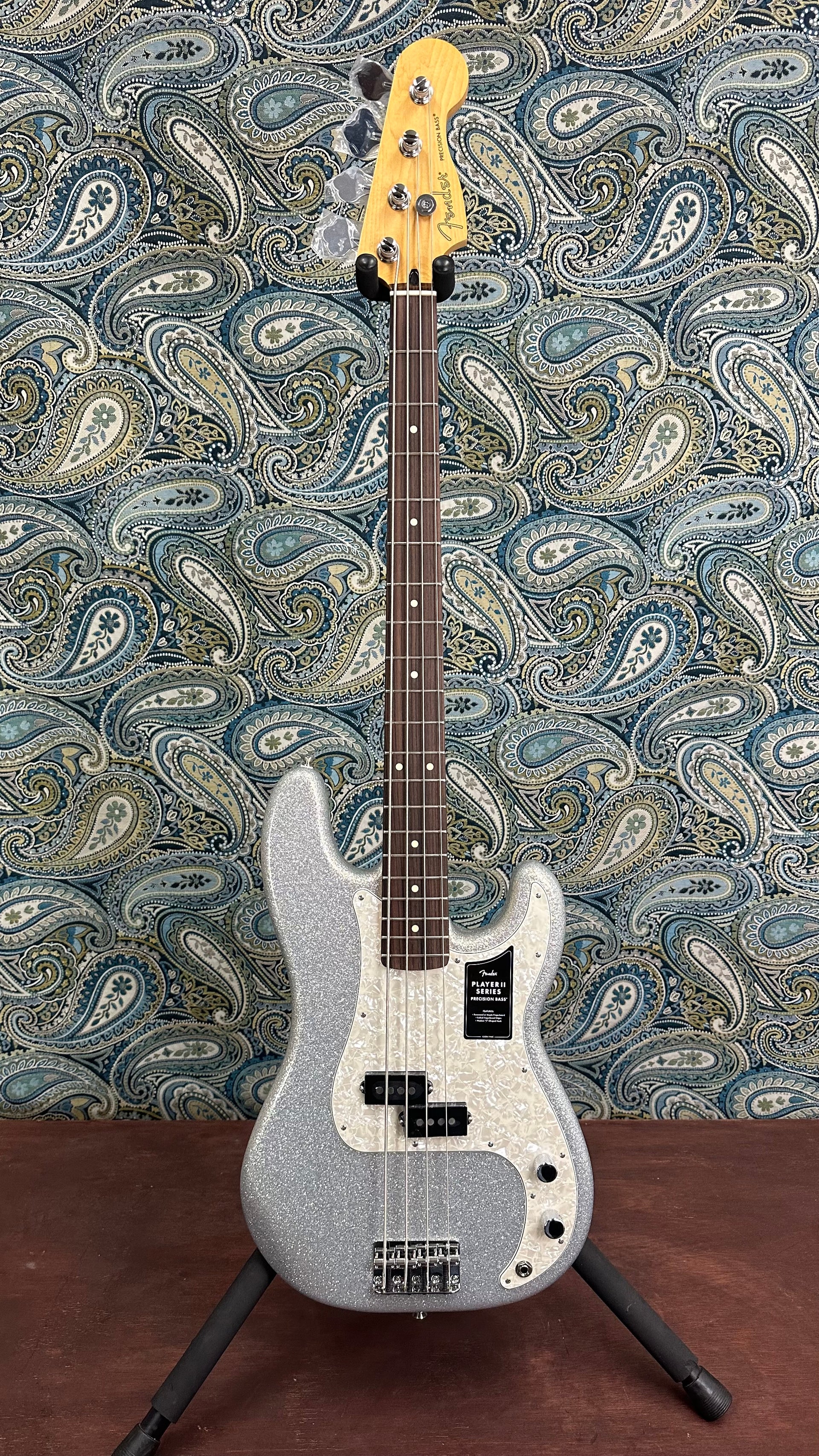 Fender 75th Anniversary Player II Precision Bass Diamond Dust Sparkle w/ Gig Bag