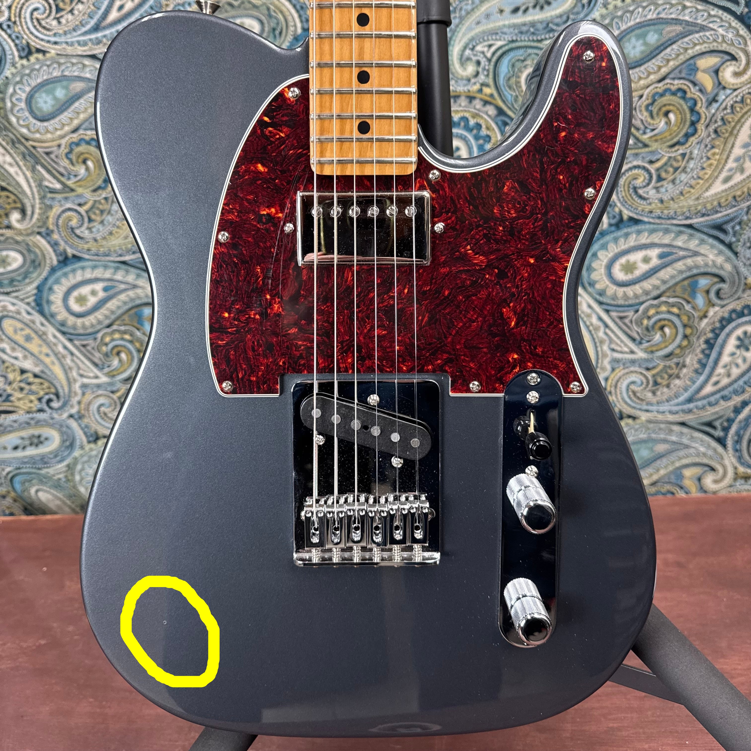 Fender Limited Edition Player II Telecaster Roasted Maple Charcoal Frost Metallic DEMO