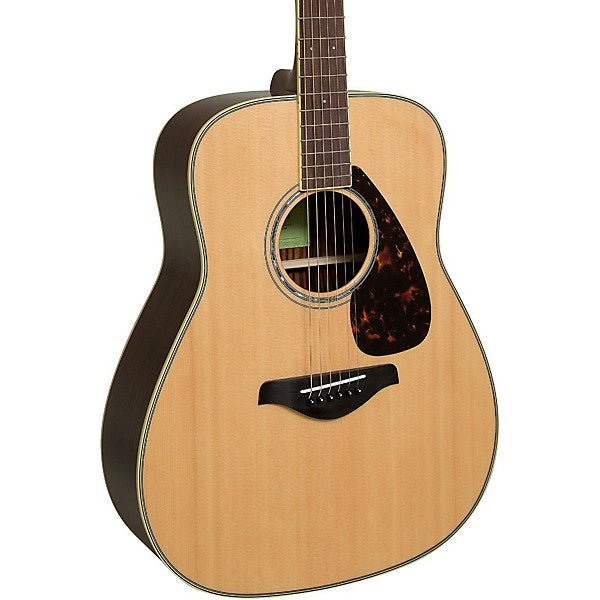 Yamaha FG830 Natural Folk Guitar Solid Top Acoustic