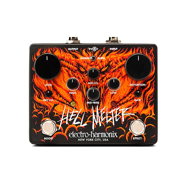 Electro-Harmonix Hell Melter Distortion Effects Pedal