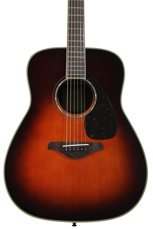 Yamaha FG830TBS Tobacco Sunburst Dreadnought Acoustic Guitar