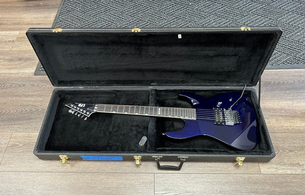 Used ESP LTD M-1 Custom 87 Reissue Electric Guitar Dark Metallic Purple w/Hard Case
