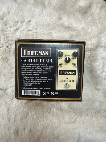 Used Friedman Golden Pearl Overdrive