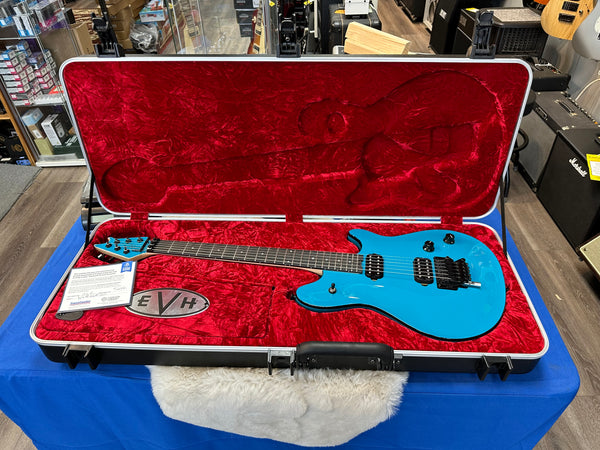 Used EVH Wolfgang Special Miami Blue w/EVH case