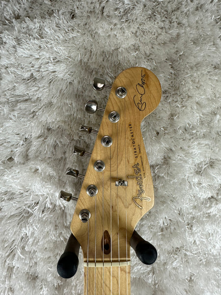 Used Fender 1990 Eric Clapton Artist Series Stratocaster Pewter Fralin Pickups w/DLX Hard Case