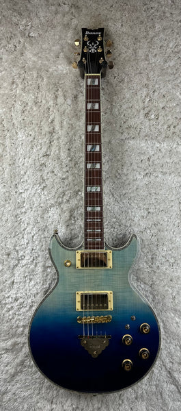 Ibanez AR420 Standard Transparent Blue Gradation Semi-Hollow Electric Guitar
