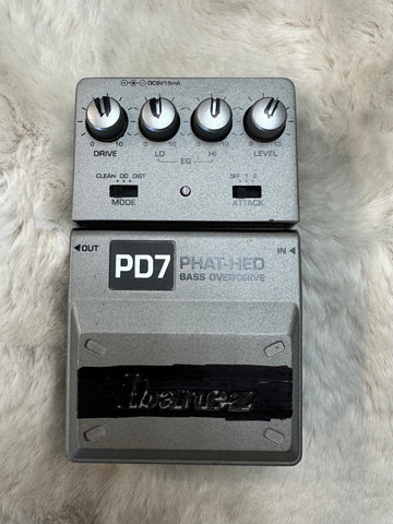 Used Ibanez PD7 Phat-Hed Bass Overdrive
