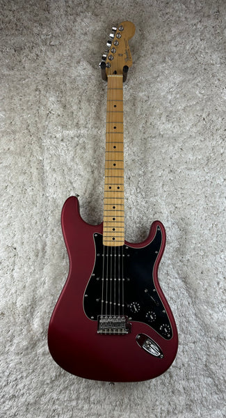 Used Fender Standard Stratocaster Satin MIM Midnight Wine 2003 w/ Gig Bag