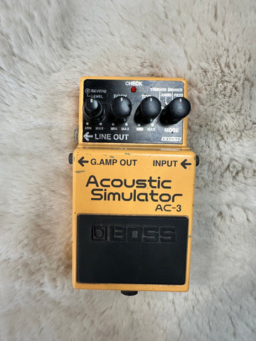 Used Boss AC-3 Acoustic Simulator Pedal