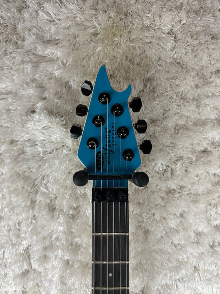 Used EVH Wolfgang Special Miami Blue w/EVH case