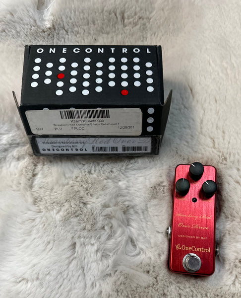 Used One Control Strawberry Red Overdrive