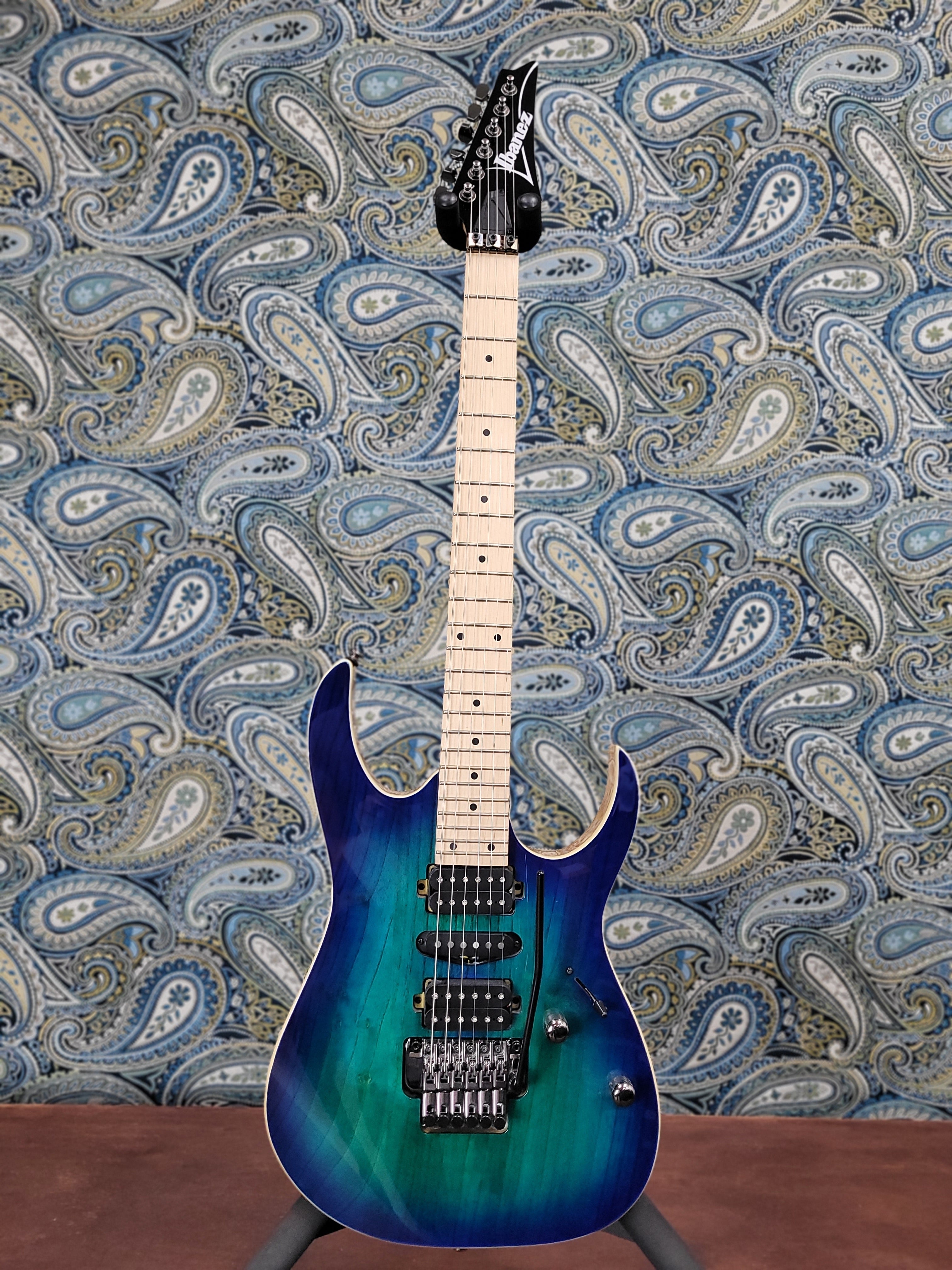 Used Ibanez RG470AHMBMT Blue Moon Burst