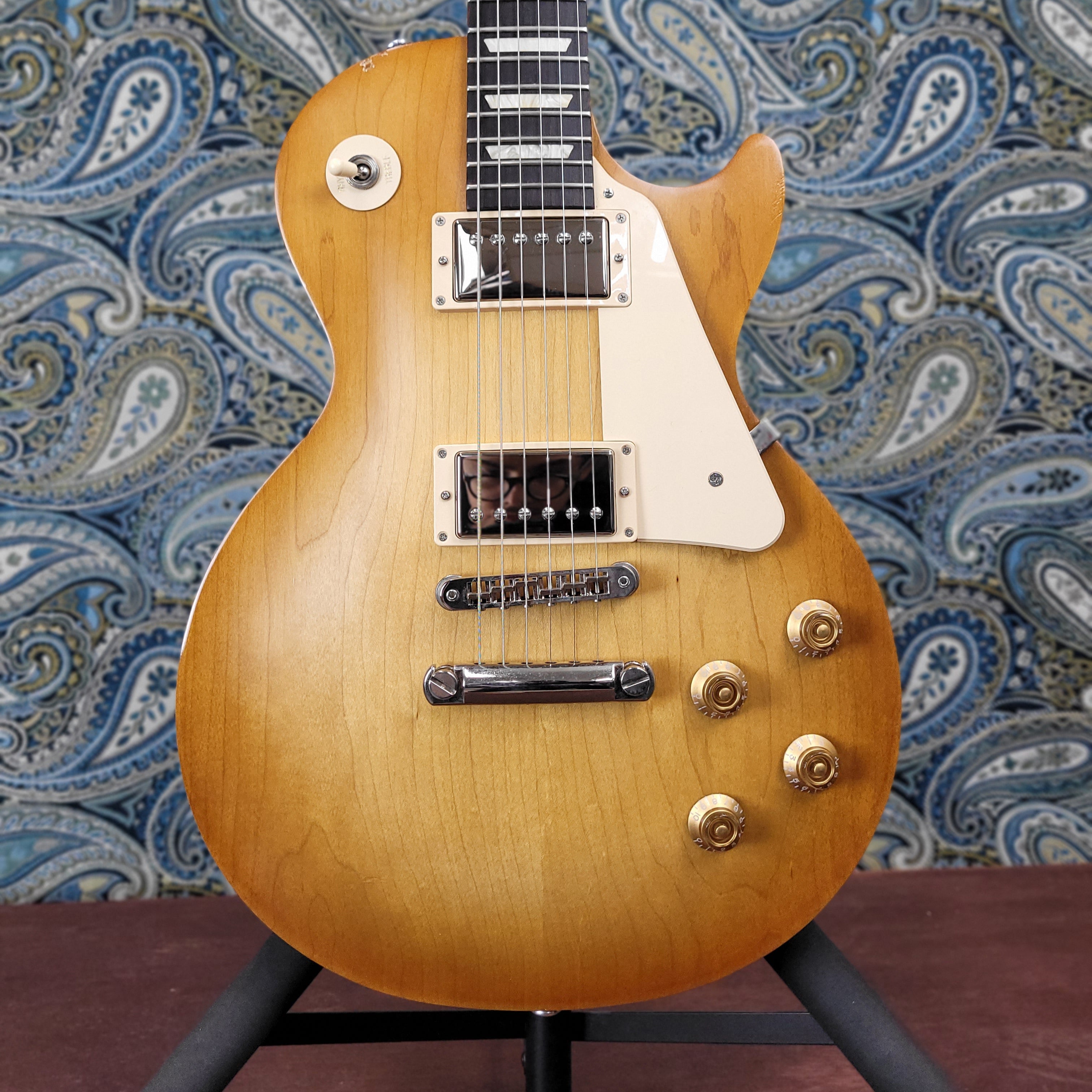 Used Gibson Les Paul Tribute Satin Honeyburst 2021 w/Leather Gig Bag