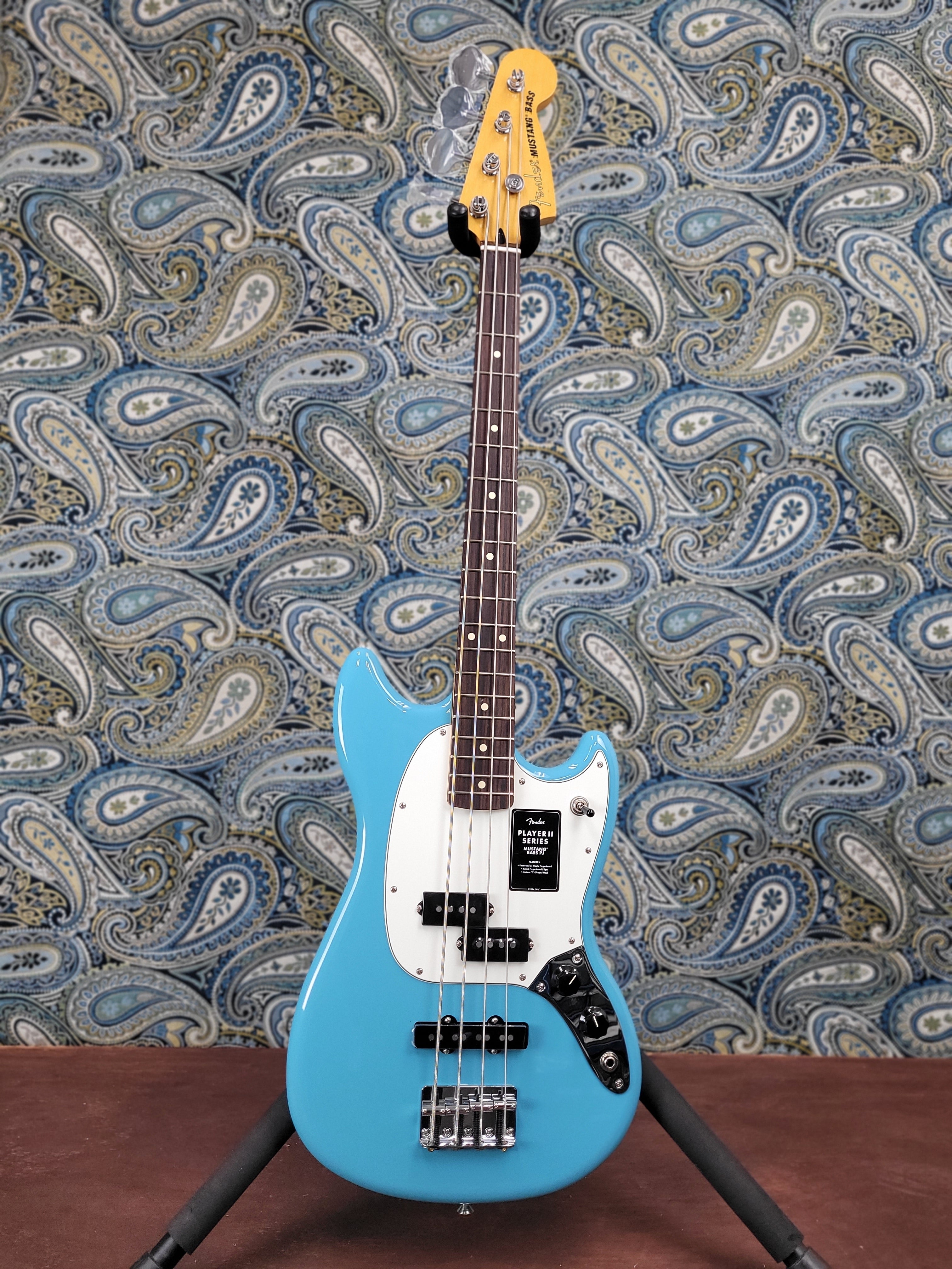 Fender Player Series II Mustang Bass Aquatone Blue