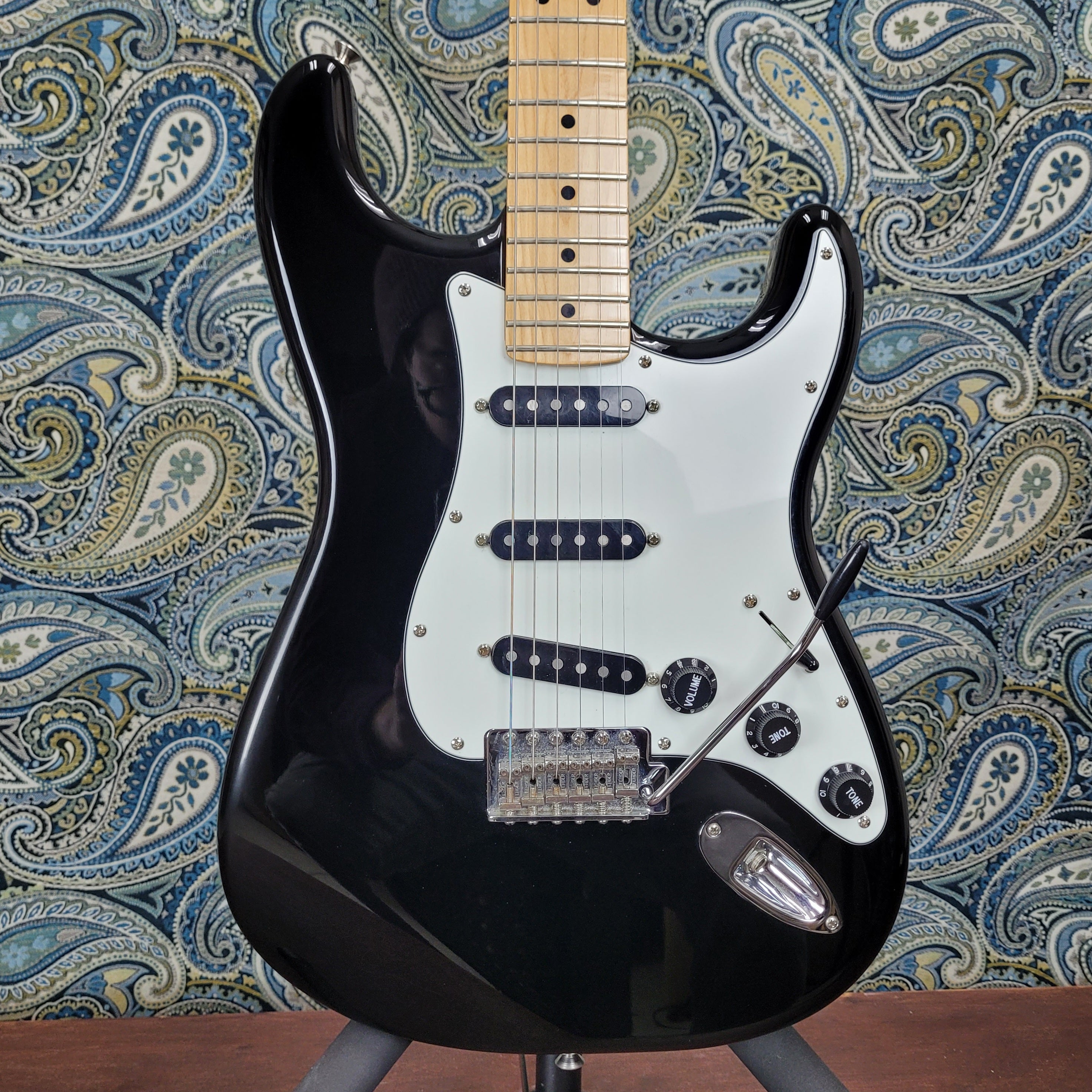 Used Fender MIM Partscaster Reverse Headstock Gloss Black