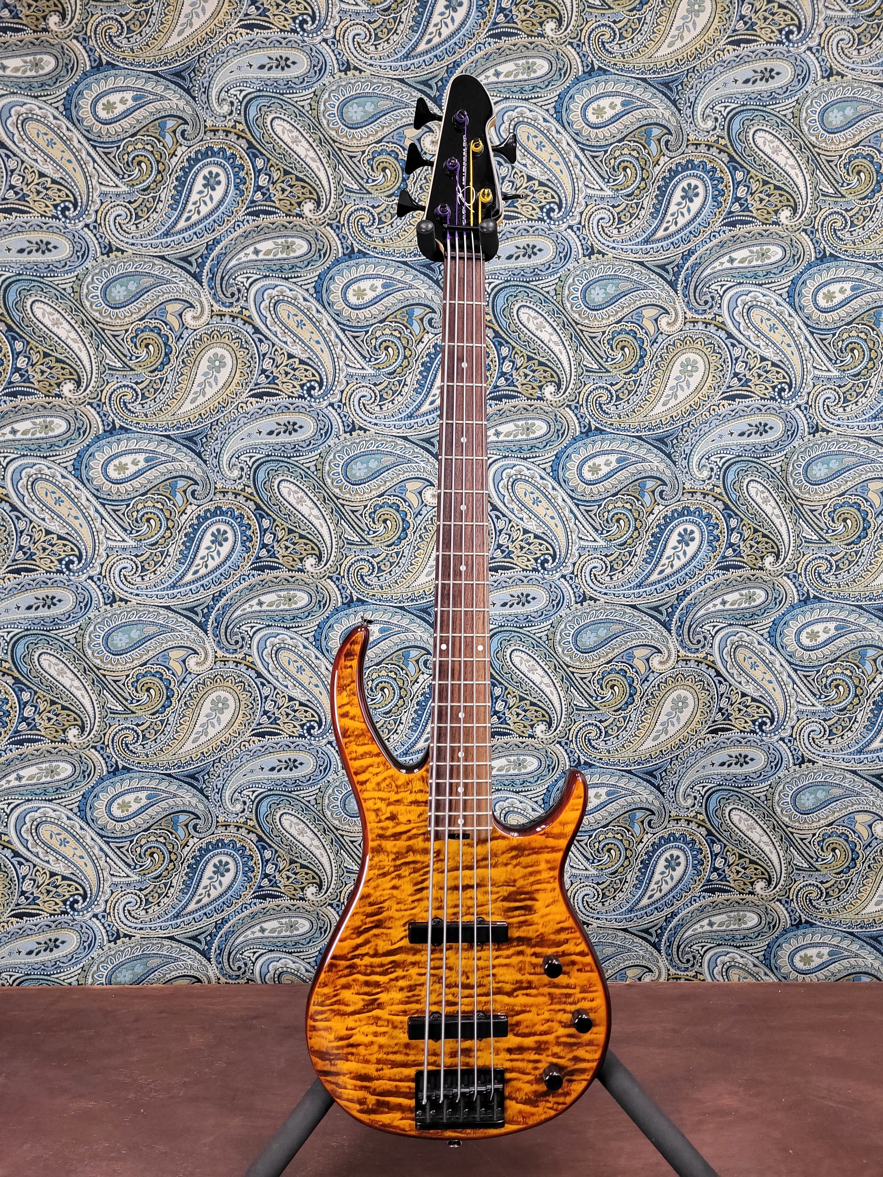 Peavey Millenium BXP 5-String Bass Tiger Eye Flame