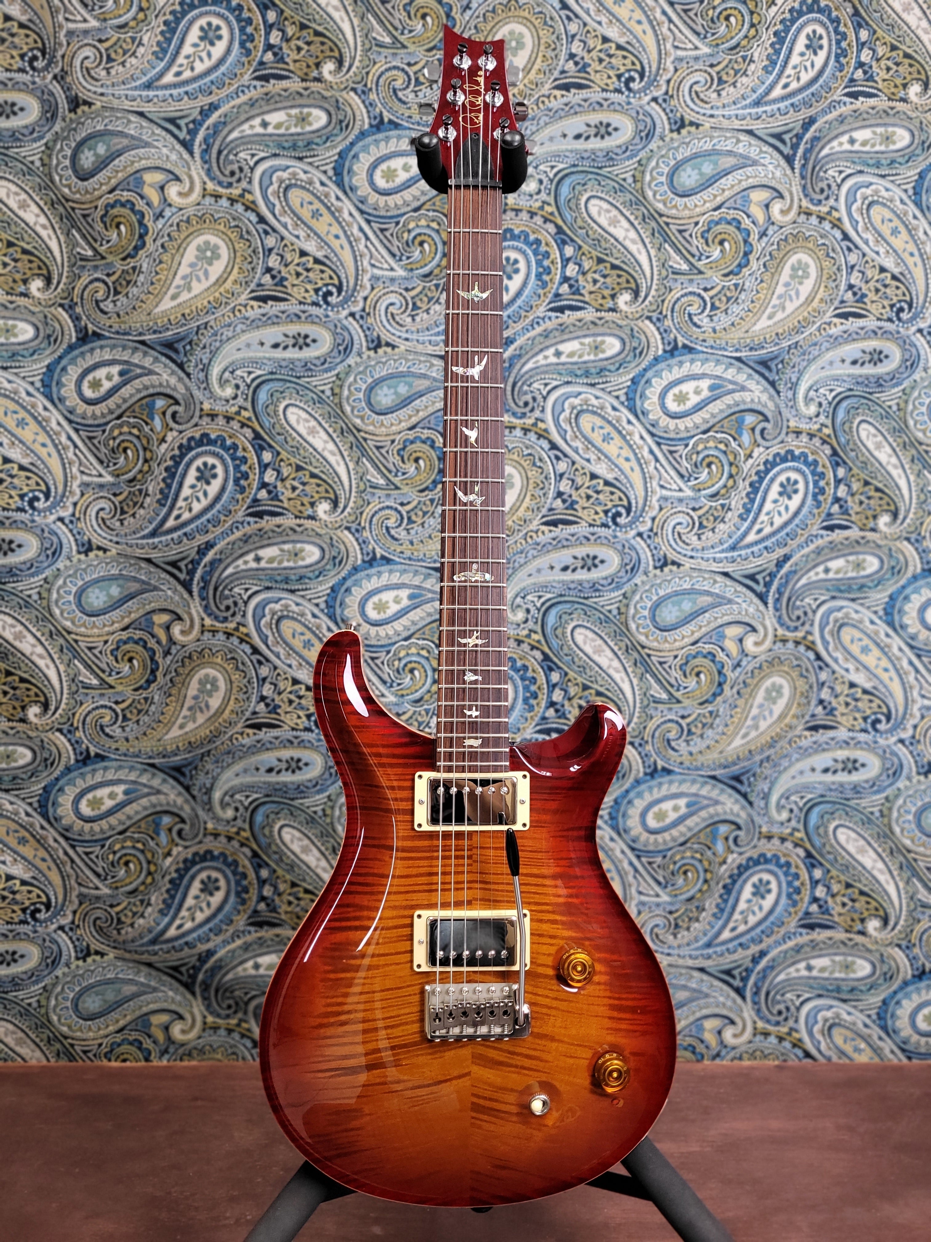 Used PRS Custom 22 Cherry Burst 10 Top w/Case