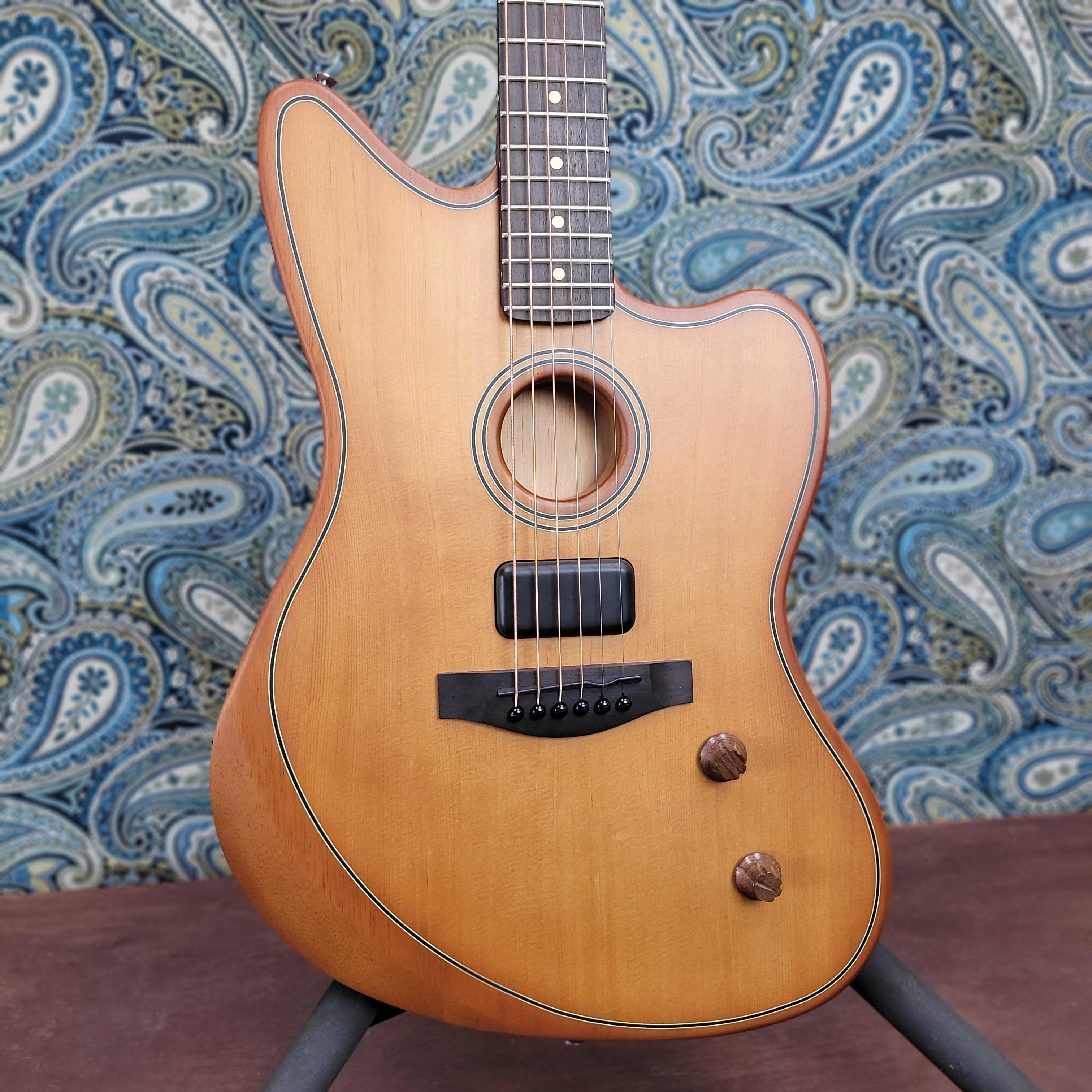 Fender Acoustasonic Standard Jazzmaster Aged Natural