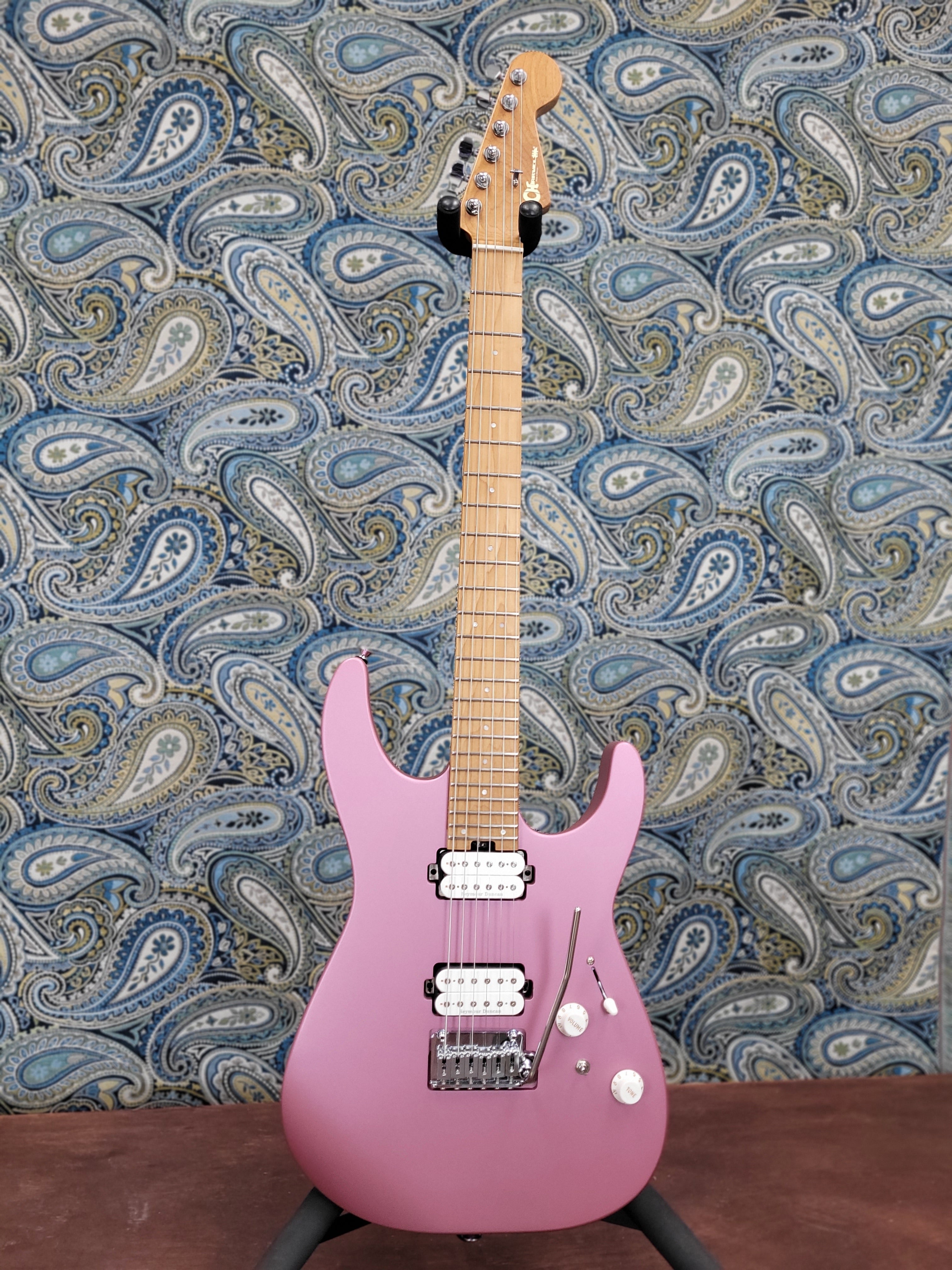 Used Charvel Pro-Mod DK24 HH 2PT CM Satin Burgundy Mist