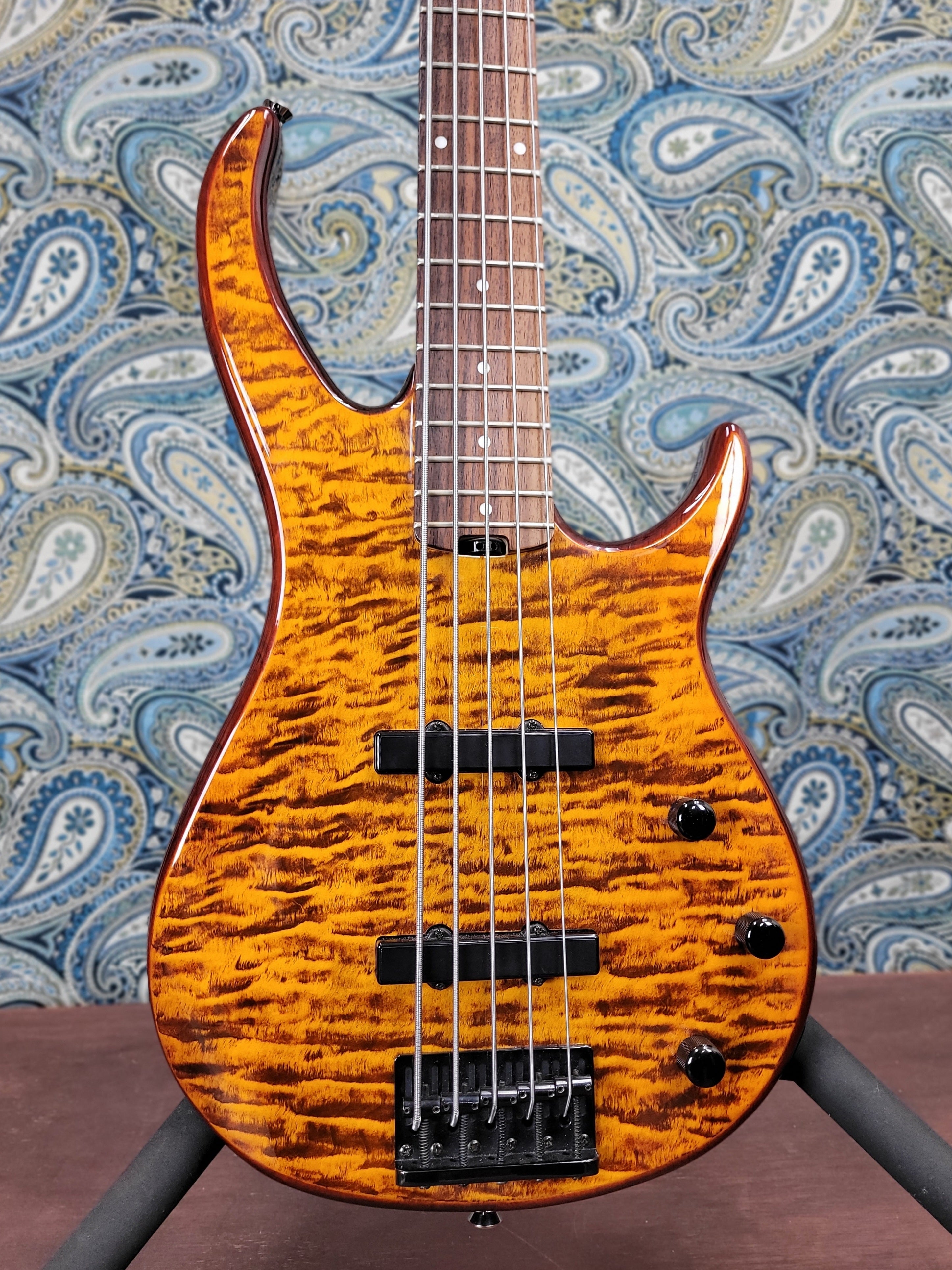 Peavey Millenium BXP 5-String Bass Tiger Eye Flame