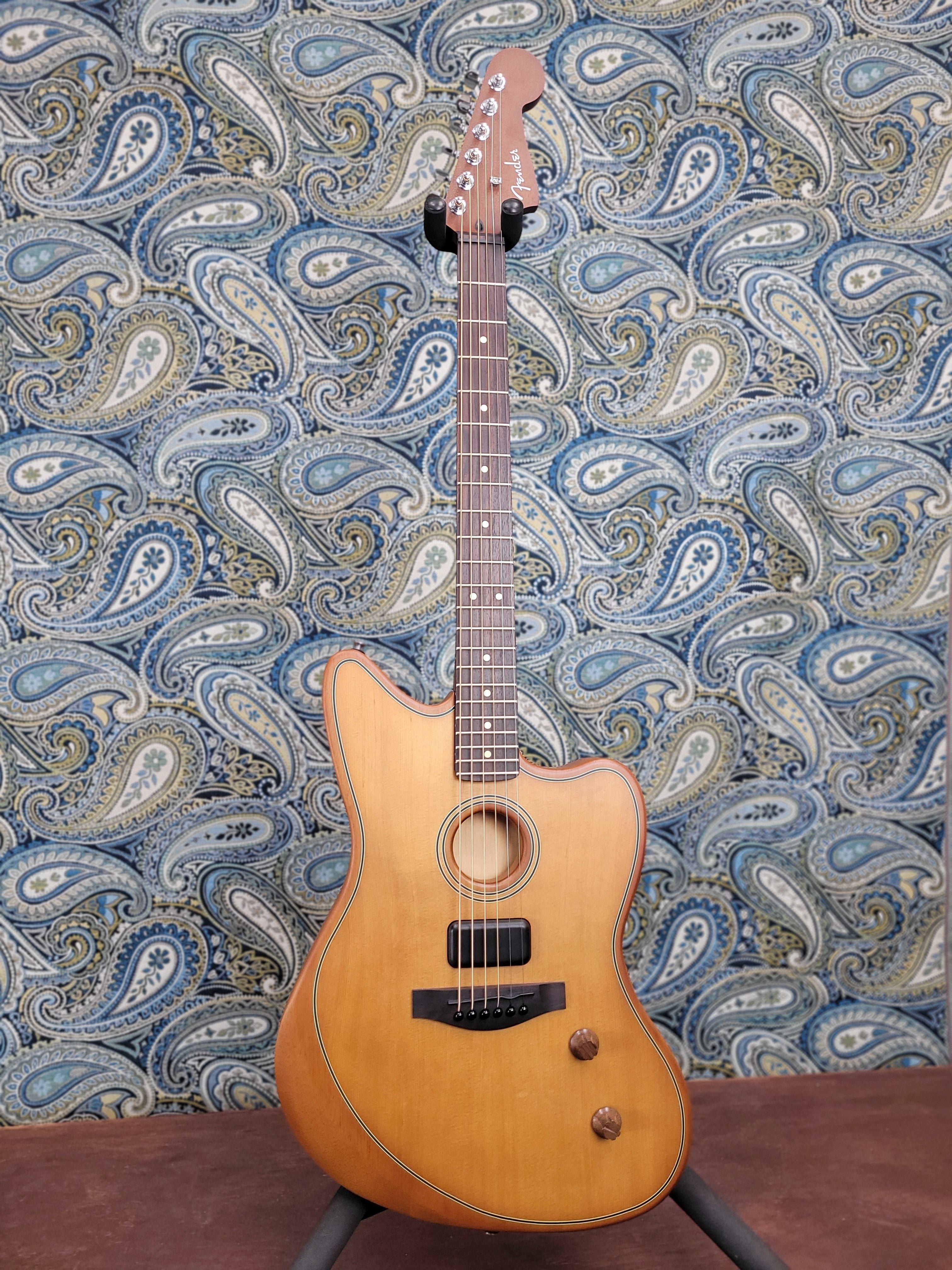 Fender Acoustasonic Standard Jazzmaster Aged Natural