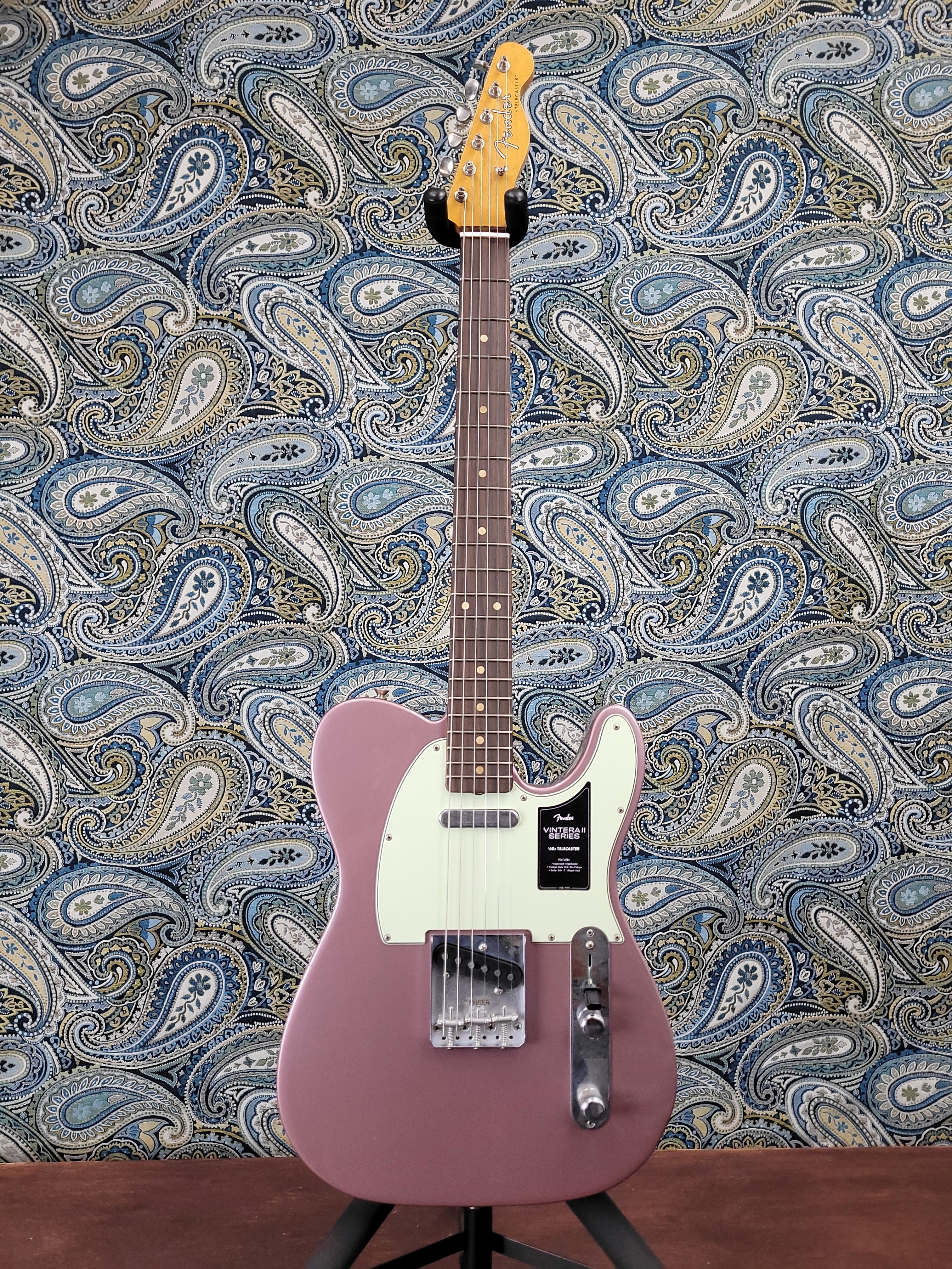 Fender Vintera II Road Worn '60s Telecaster Burgundy Mist Metallic