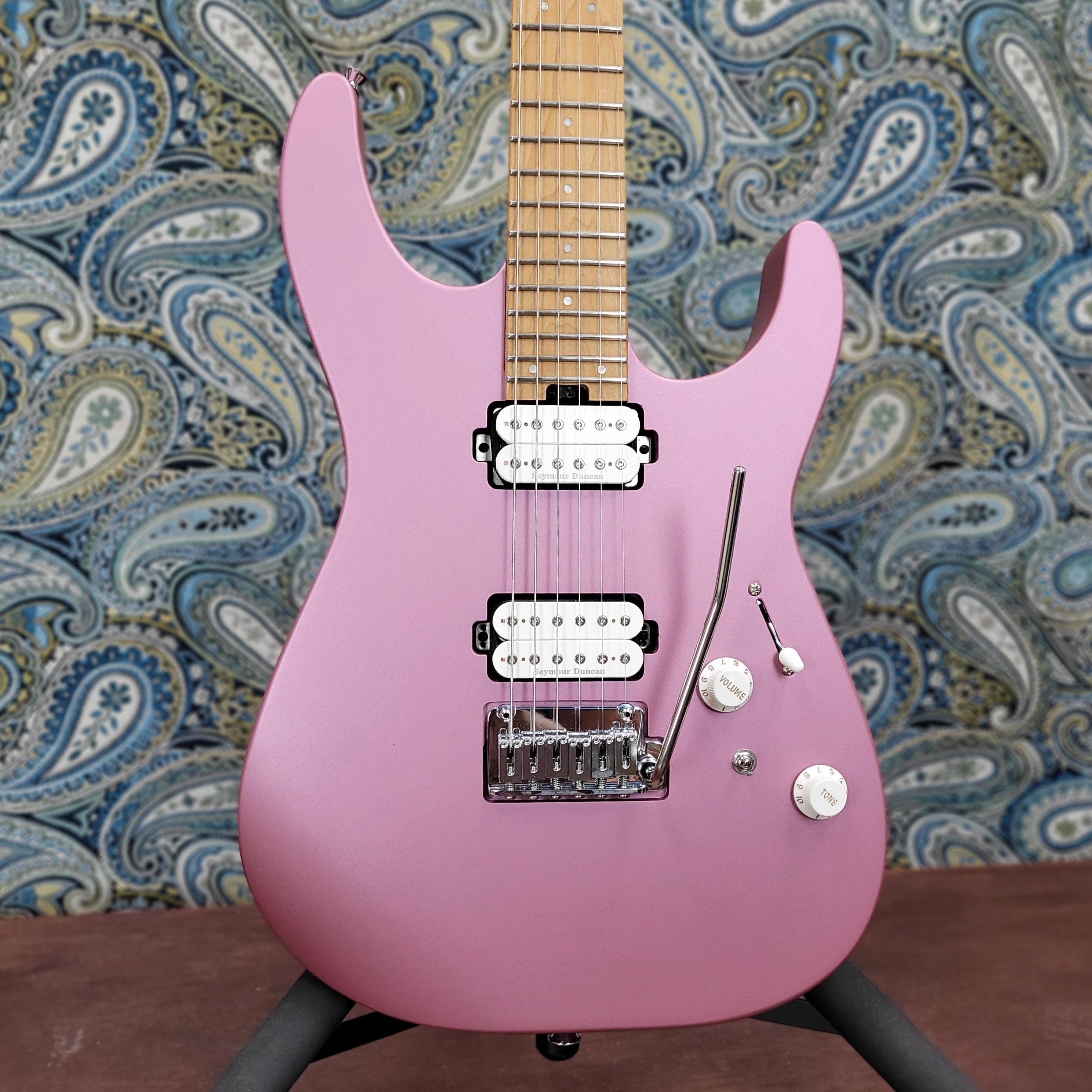 Used Charvel Pro-Mod DK24 HH 2PT CM Satin Burgundy Mist