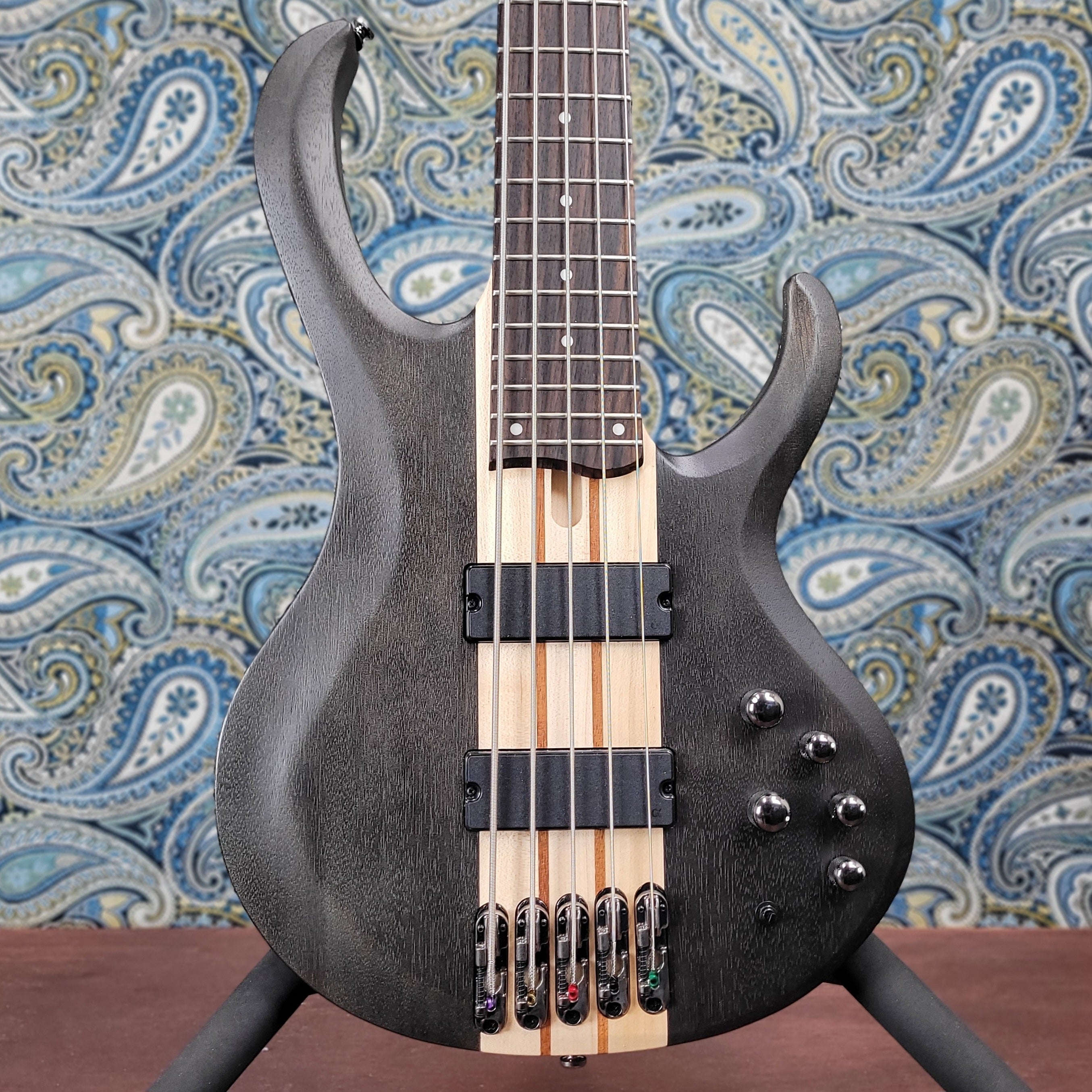Ibanez BTB605TGF BTB Standard 5-String Electric Bass Transparent Gray Flat Demo Model
