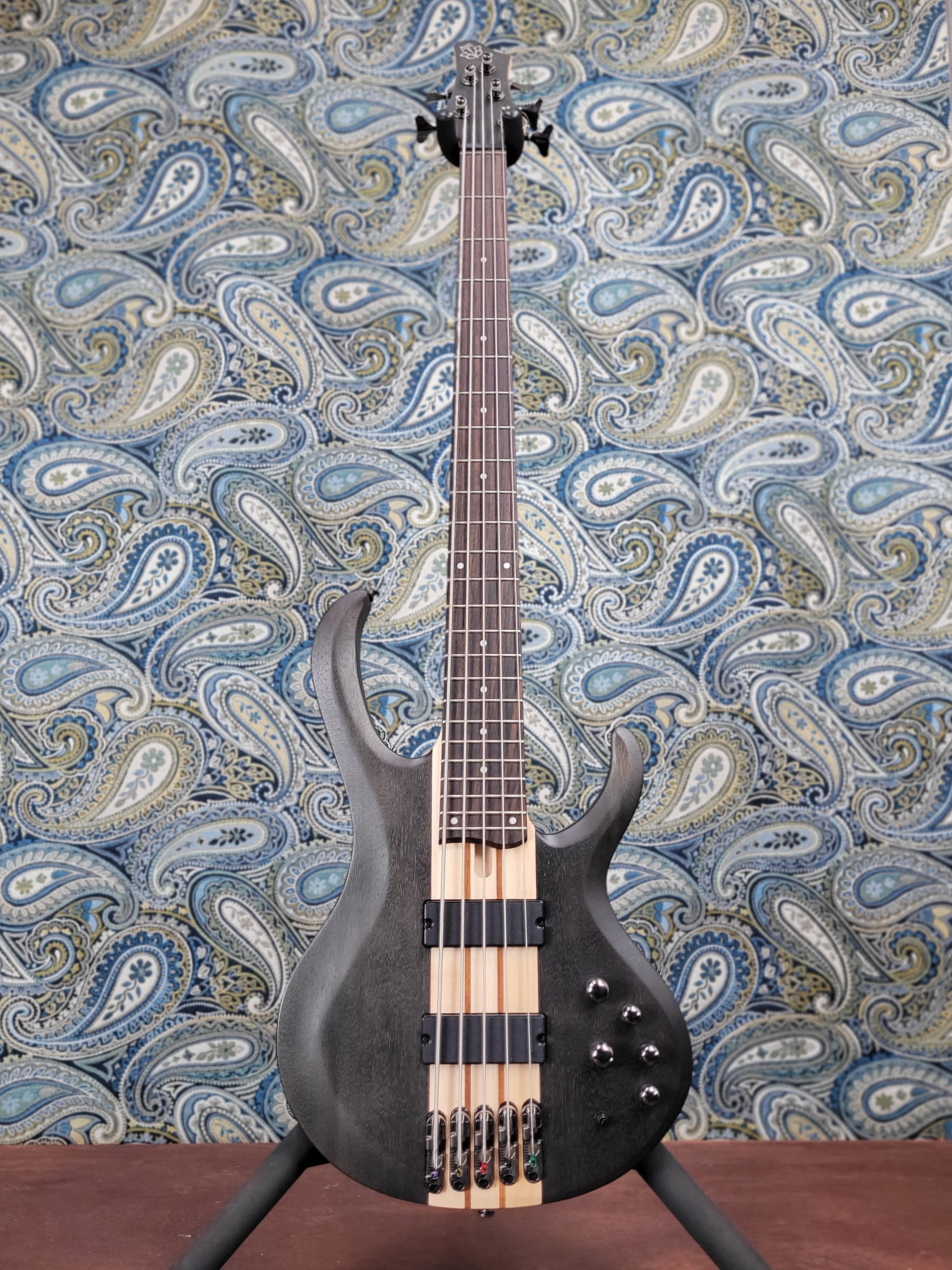 Ibanez BTB605TGF BTB Standard 5-String Electric Bass Transparent Gray Flat Demo Model